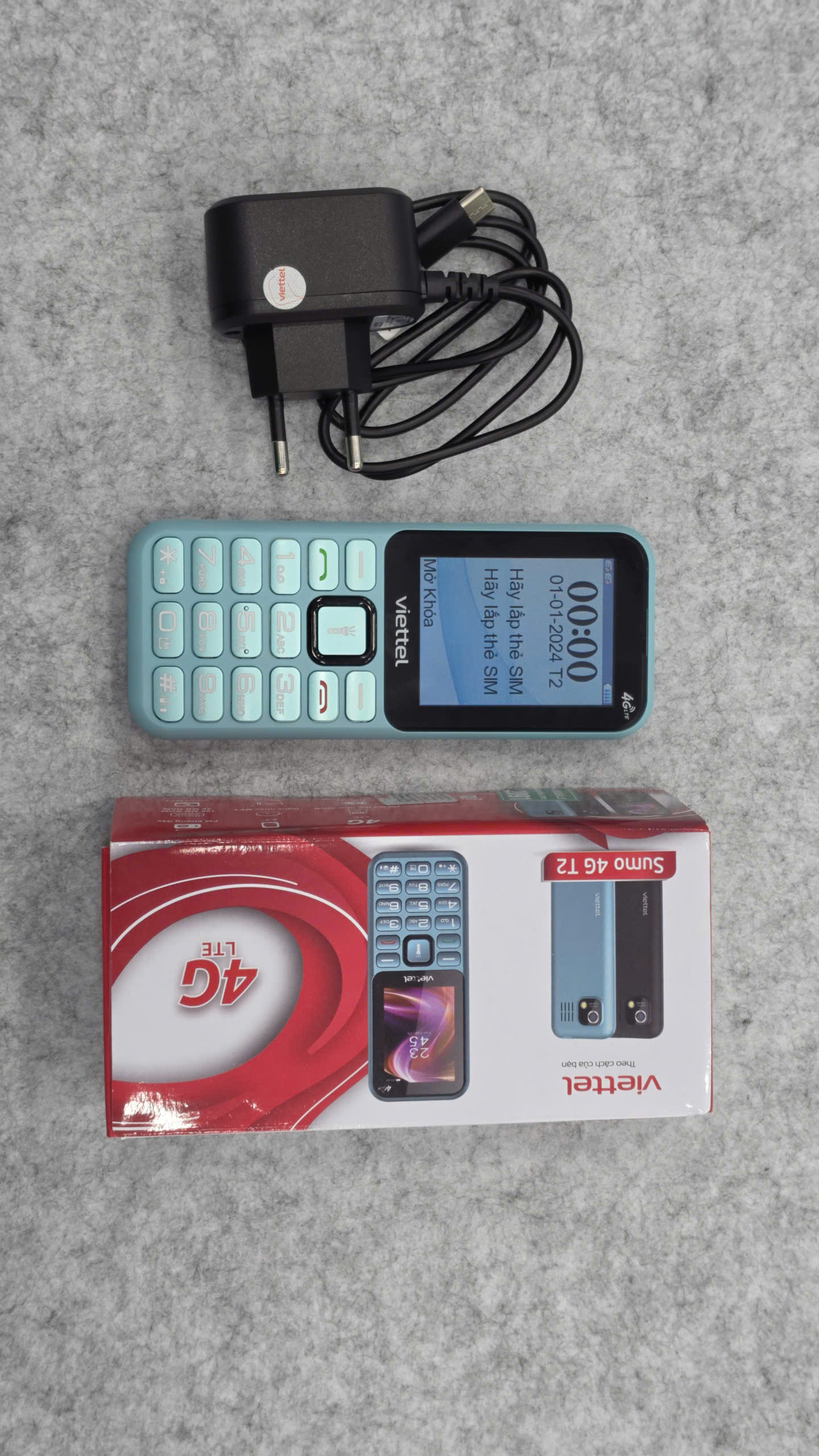 Điện thoại Viettel T2 - 4G (DÙNG MỌI LOẠI SIM) Cũ