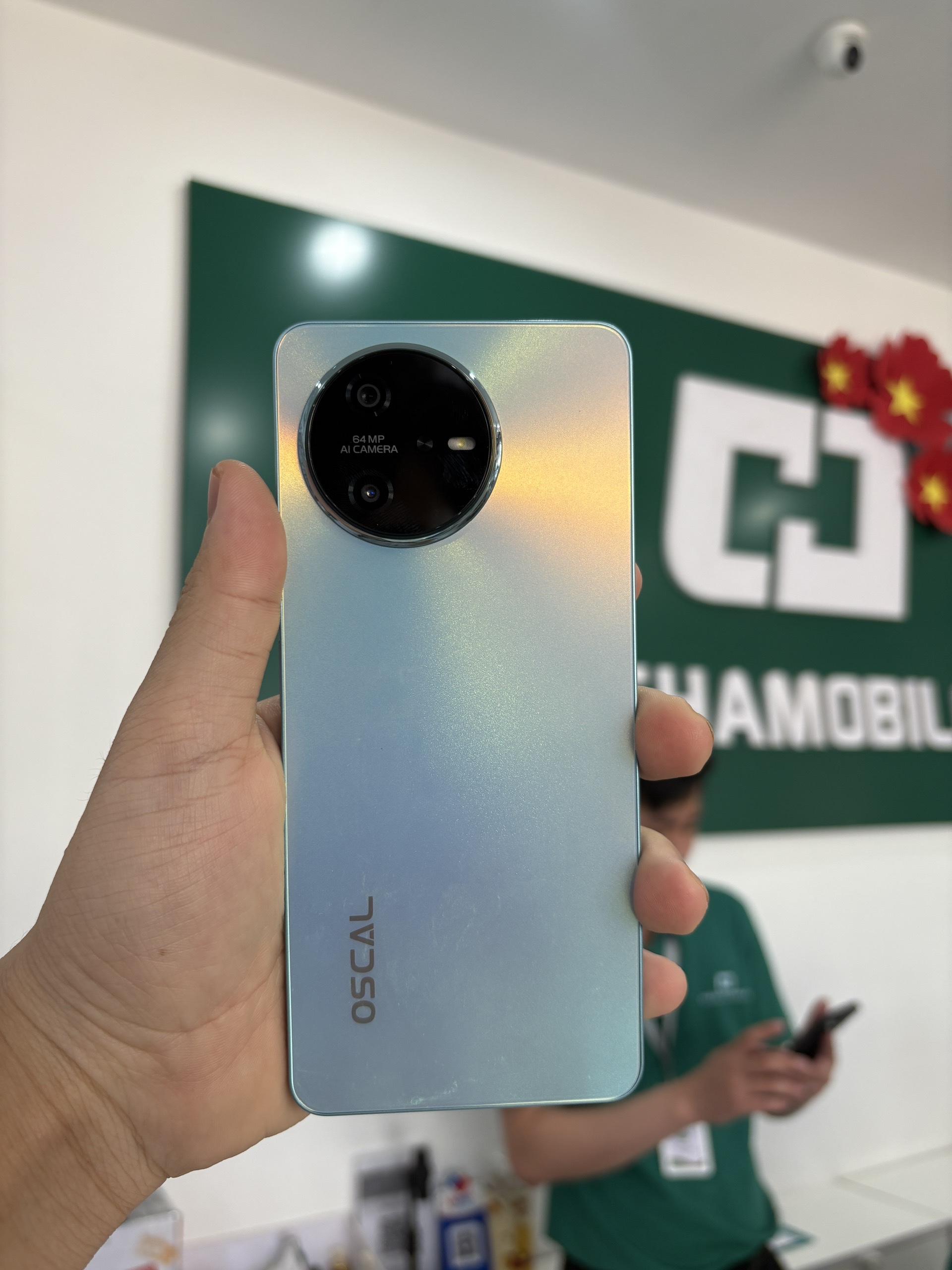 Điện thoại di động OSCAL TIGER 12 (12GB/256GB) - màu xanh (Cerulean Blue)