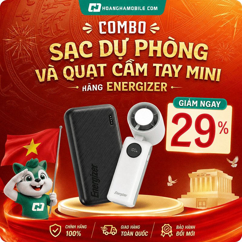 combo sạc dự phòng
