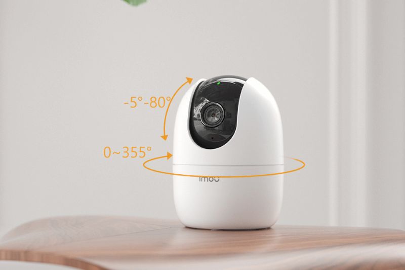 Sản phẩm hỗ trợ quay ngang 355° và quay dọc từ -5° đến 80°