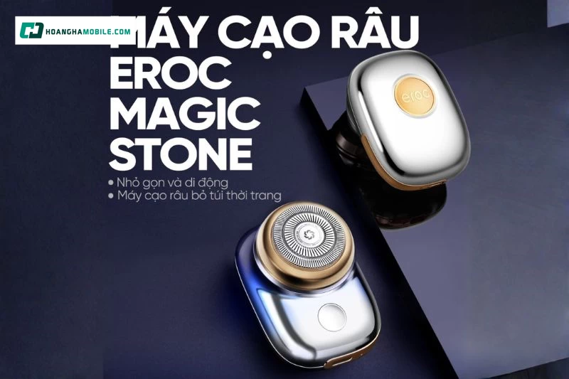 Máy cạo râu EROC Magic Stone KKYS011 có thiết kế nhỏ gọn với trọng lượng khoảng 90g. Máy cạo râu EROC Magic Stone KKYS011 có thiết kế nhỏ gọn với trọng lượng khoảng 90g.
