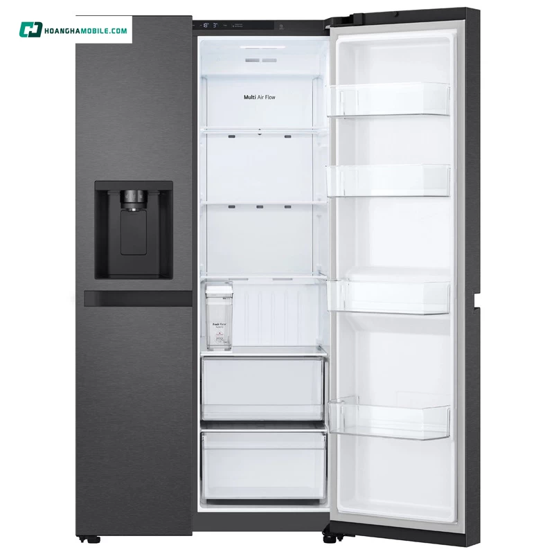 Tủ lạnh LG Side by Side 641L LSI63BLMA có các tiện ích đủ dùng nhưng không thiên về kết nối thông minh Tủ lạnh LG Side by Side 641L LSI63BLMA có các tiện ích đủ dùng nhưng không thiên về kết nối thông minh