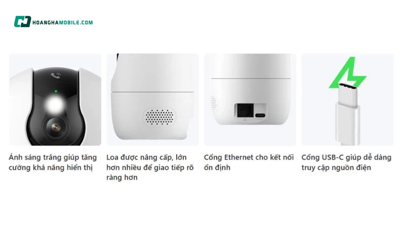 Camera IP 360 độ 5MP IMOU IPC-A52P Pro hỗ trợ Wi-Fi 6 trên cả hai băng tần 2.4GHz và 5GHz Camera IP 360 độ 5MP IMOU IPC-A52P Pro hỗ trợ Wi-Fi 6 trên cả hai băng tần 2.4GHz và 5GHz