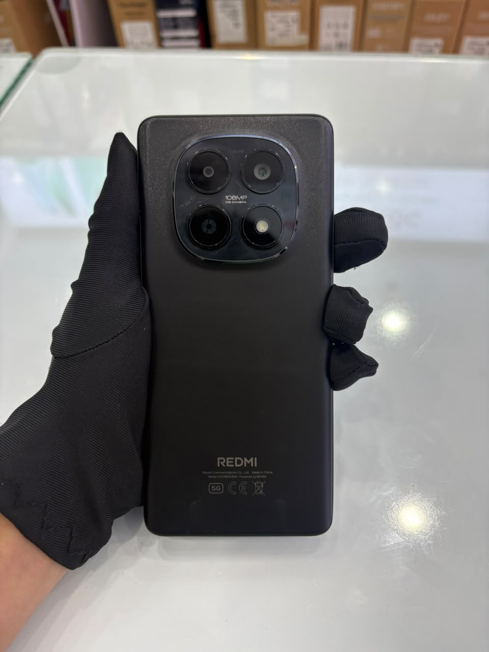 ĐIỆN THOẠI DI ĐỘNG (TEL) REDMI NOTE 15 5G 6.77"/SNAP 6 GEN 3/6G/128G/108MP+8MP/20MP/5520mAh (25098RA98G)/ĐEN