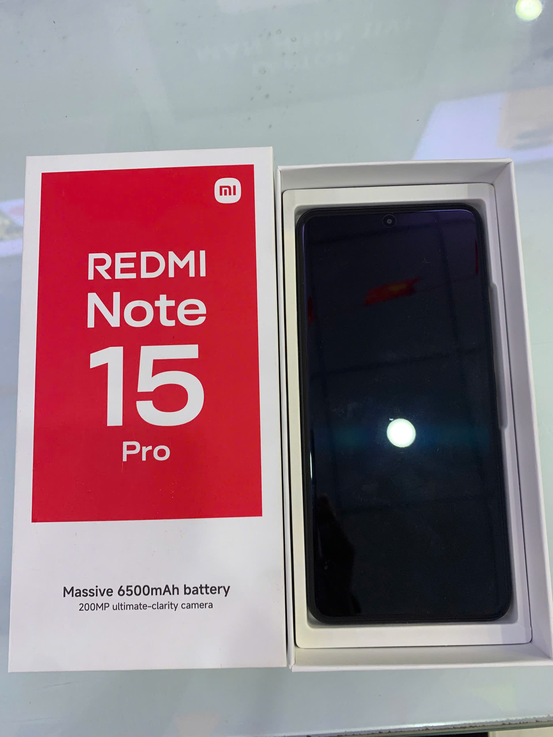 ĐIỆN THOẠI DI ĐỘNG (TEL) REDMI NOTE 15 PRO 6.77"/MTK Helio G200-Ultra/8G/256G/200MP+8MP/32MP/6500mAh 