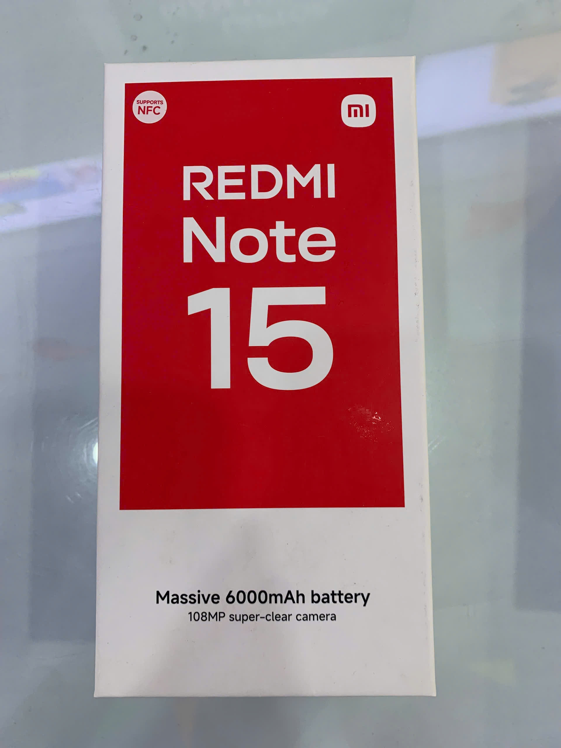 ĐIỆN THOẠI DI ĐỘNG (TEL) REDMI NOTE 15 6.77"/MTK Helio G100-Ultra/6G/128G/108MP+2MP/20MP/6000mAh