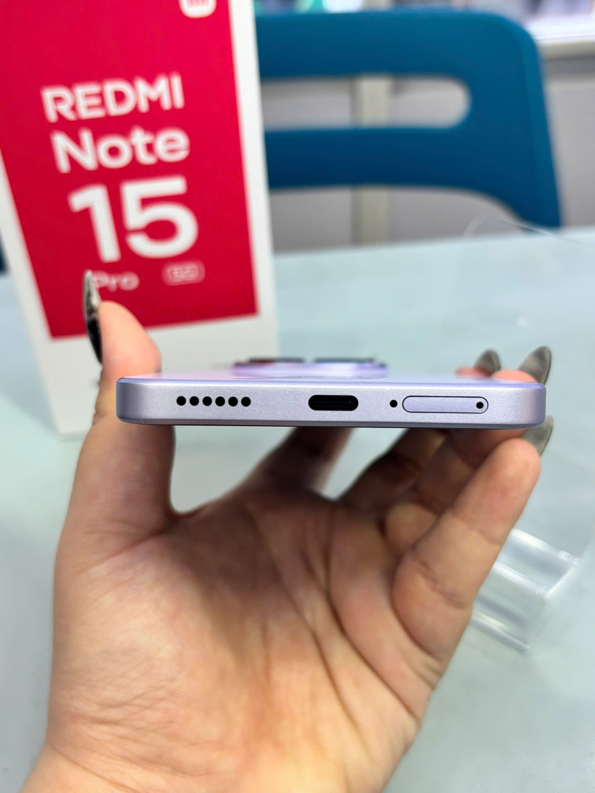 ĐIỆN THOẠI DI ĐỘNG (TEL) REDMI NOTE 15 PRO 5G 6.83/MTK D7400-Ultra/12G/256G/200MP+8MP/20MP/6580mAh (25080RABDG)/TÍM (69325544704