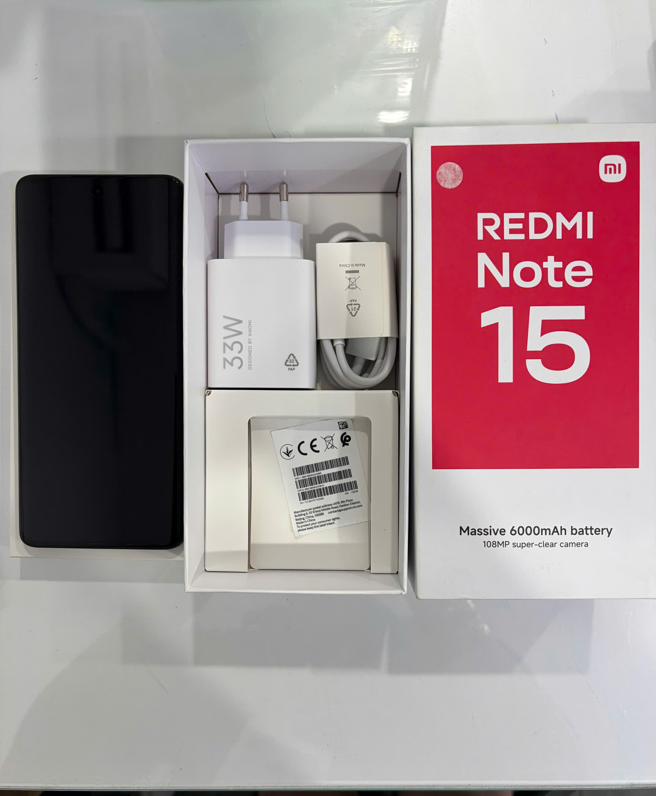 ĐIỆN THOẠI DI ĐỘNG (TEL) REDMI NOTE 15