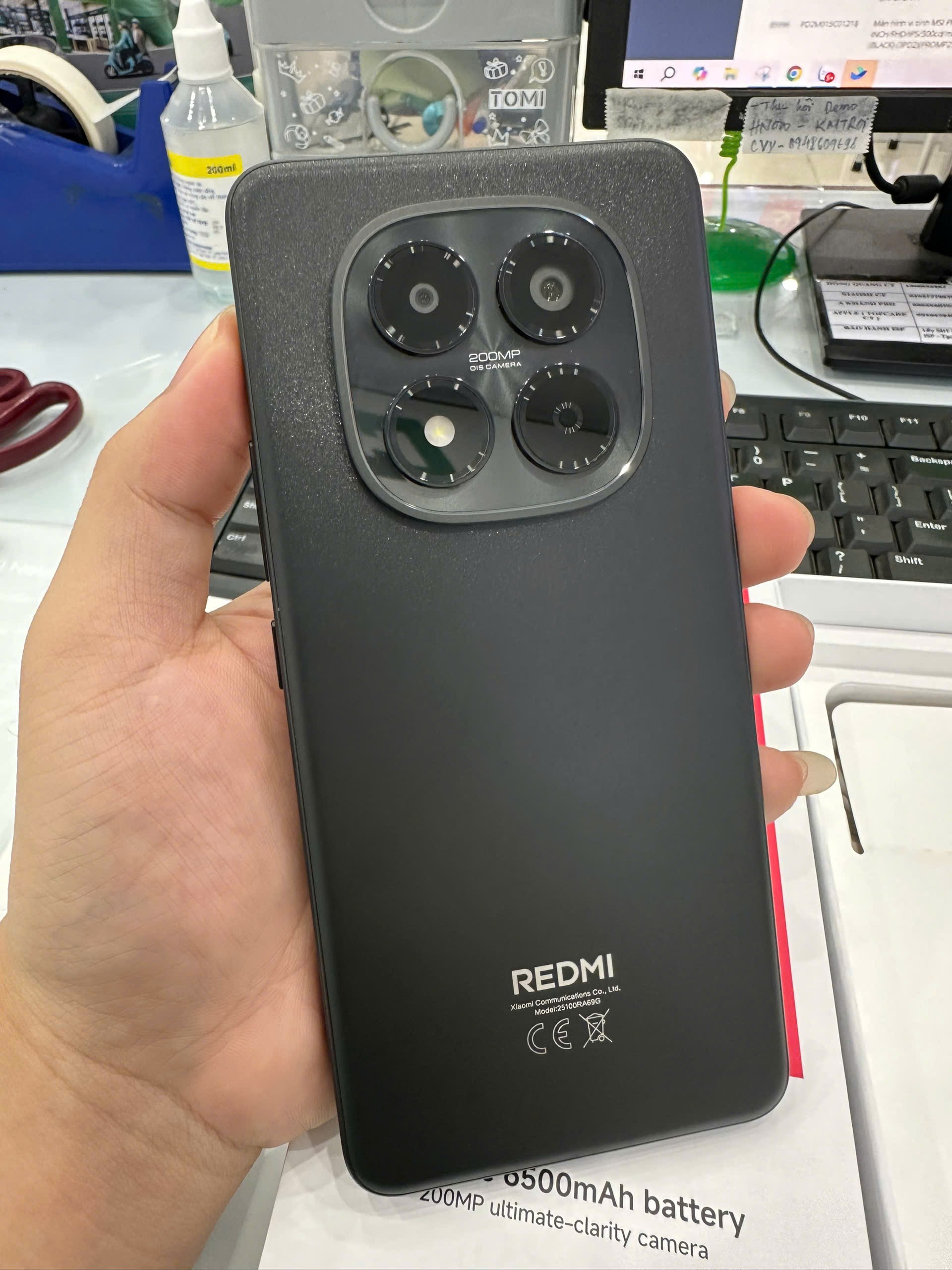 ĐTDĐ REDMI NOTE 15 PRO 8/256 - ĐEN - TBH
