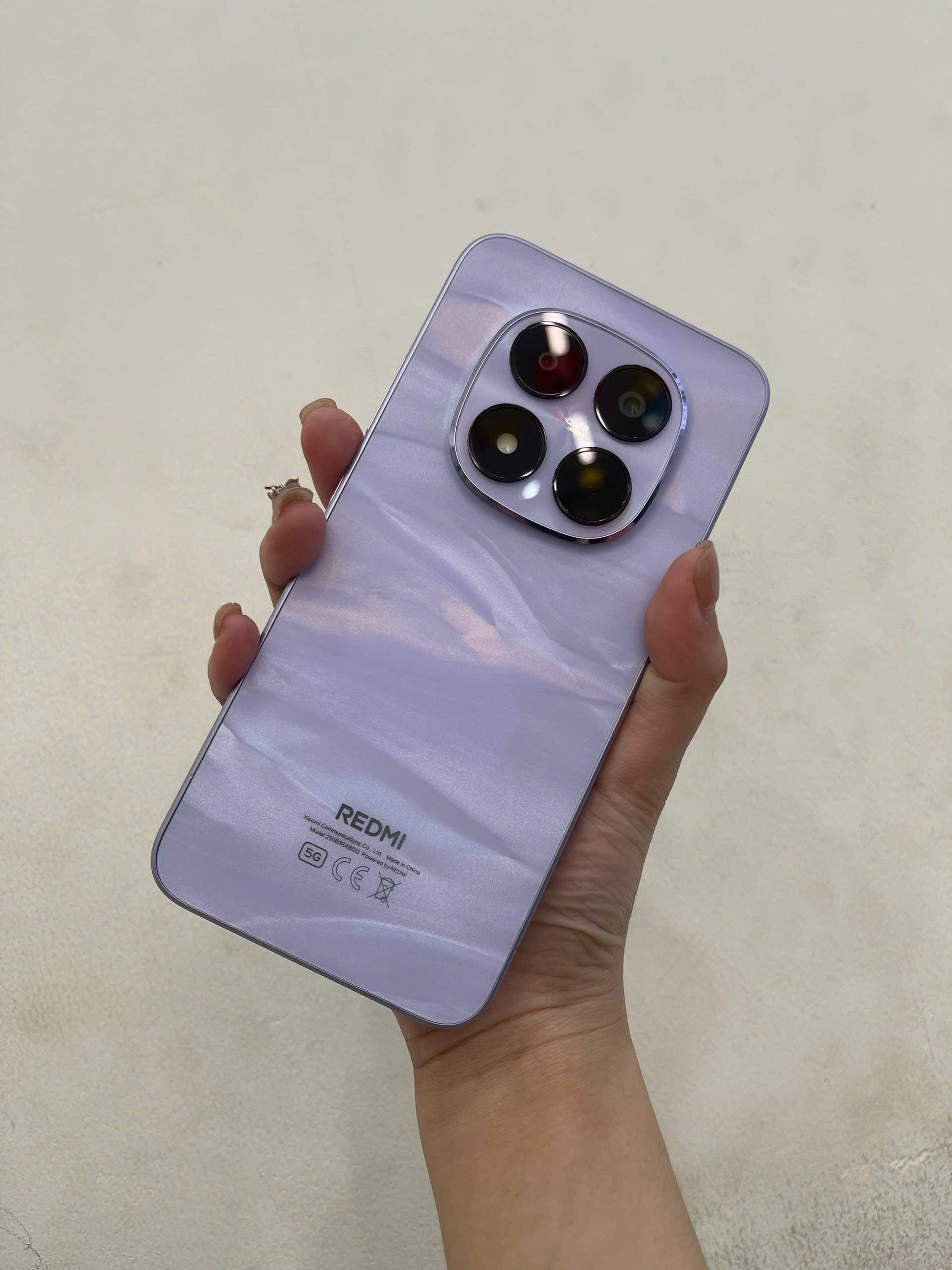 ĐIỆN THOẠI DI ĐỘNG (TEL) REDMI NOTE 15 PRO 5G 6.83/MTK D7400-Ultra/12G/256G/200MP+8MP/20MP/6580mAh (25080RABDG)/TÍM (69325544704