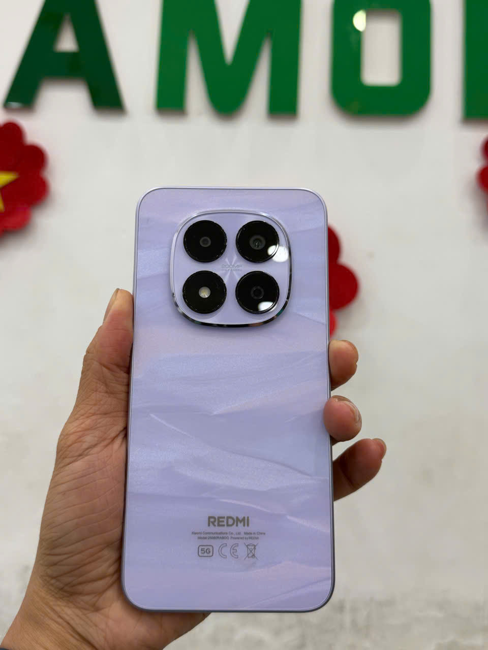ĐIỆN THOẠI DI ĐỘNG (TEL) REDMI NOTE 15 PRO 5G 6.83/MTK D7400-Ultra/12G/256G/200MP+8MP/20MP/6580mAh (25080RABDG)/TÍM (69325544704