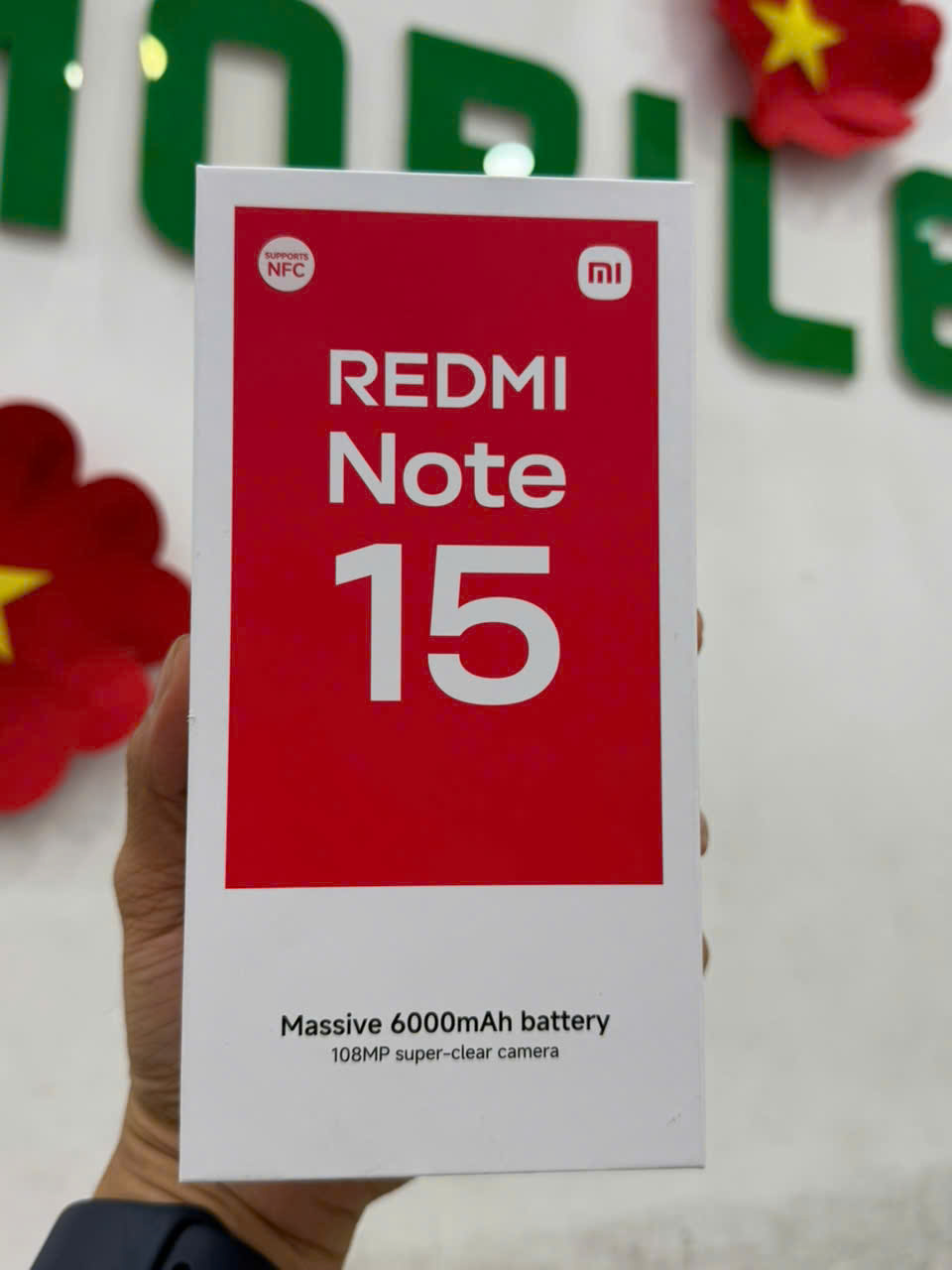 ĐIỆN THOẠI DI ĐỘNG (TEL) REDMI NOTE 15 6.77"/MTK Helio G100-Ultra/6G/128G/108MP+2MP/20MP/6000mAh (2510DRA23E)/ĐEN (6932554476113