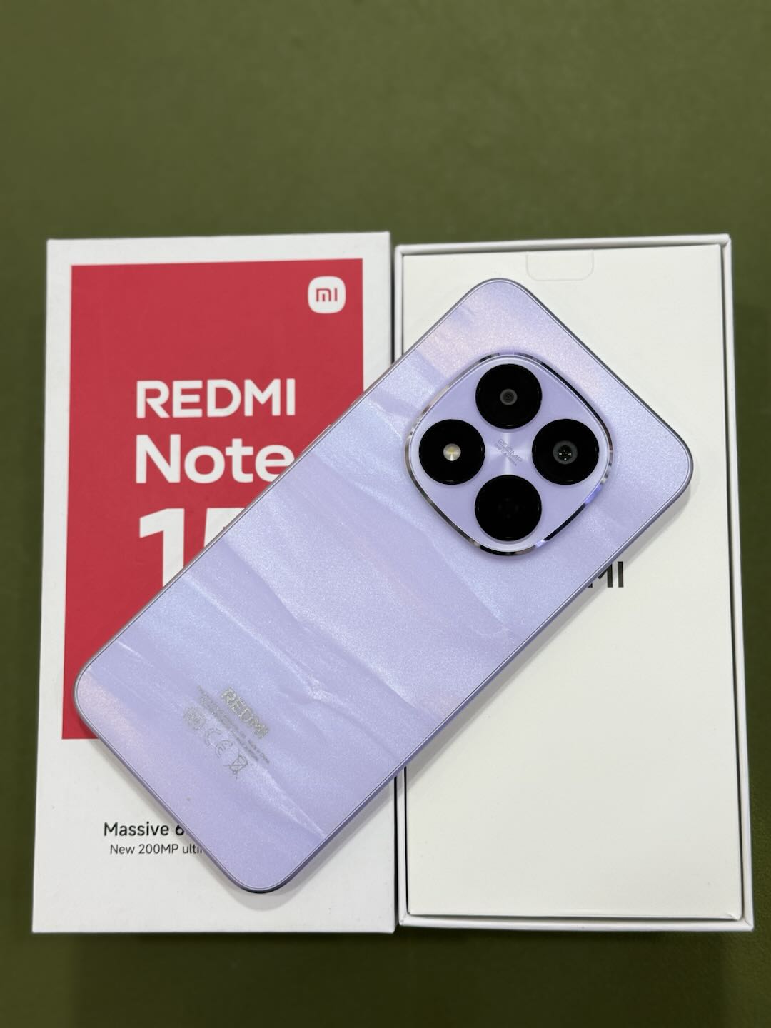 ĐIỆN THOẠI DI ĐỘNG (TEL) REDMI NOTE 15 PRO 5G 6.83/MTK D7400-Ultra/12G/256G/200MP+8MP/20MP/6580mAh (25080RABDG)/TÍM - CŨ
