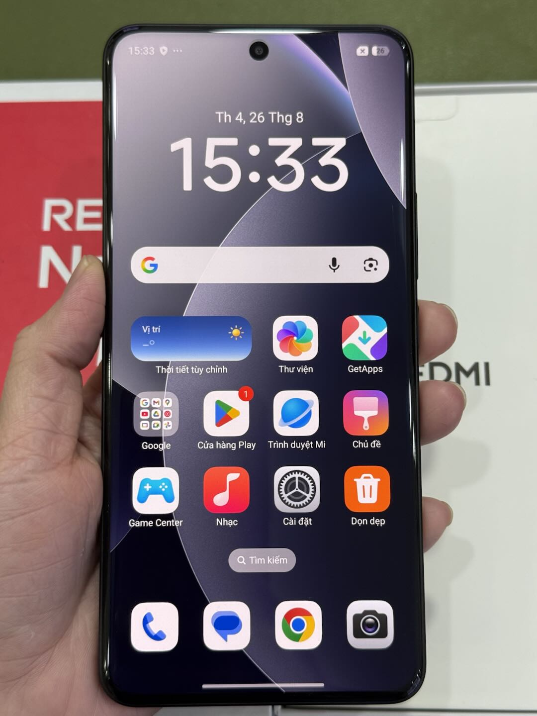 ĐIỆN THOẠI DI ĐỘNG (TEL) REDMI NOTE 15 PRO 6.77"/MTK Helio G200-Ultra/8G/256G/200MP+8MP/32MP/6500mAh (25100RA69G)/ĐEN - Cũ
