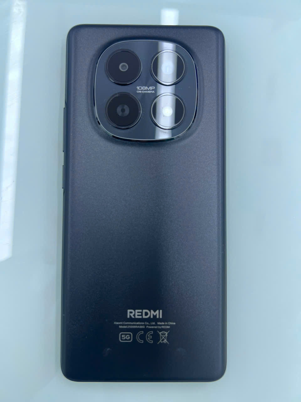 ĐIỆN THOẠI DI ĐỘNG (TEL) REDMI NOTE 15 5G 6.77"/SNAP 6 GEN 3/6G/128G/108MP+8MP/20MP/5520mAh (25098RA98G)/ĐEN (6932554469634)/
