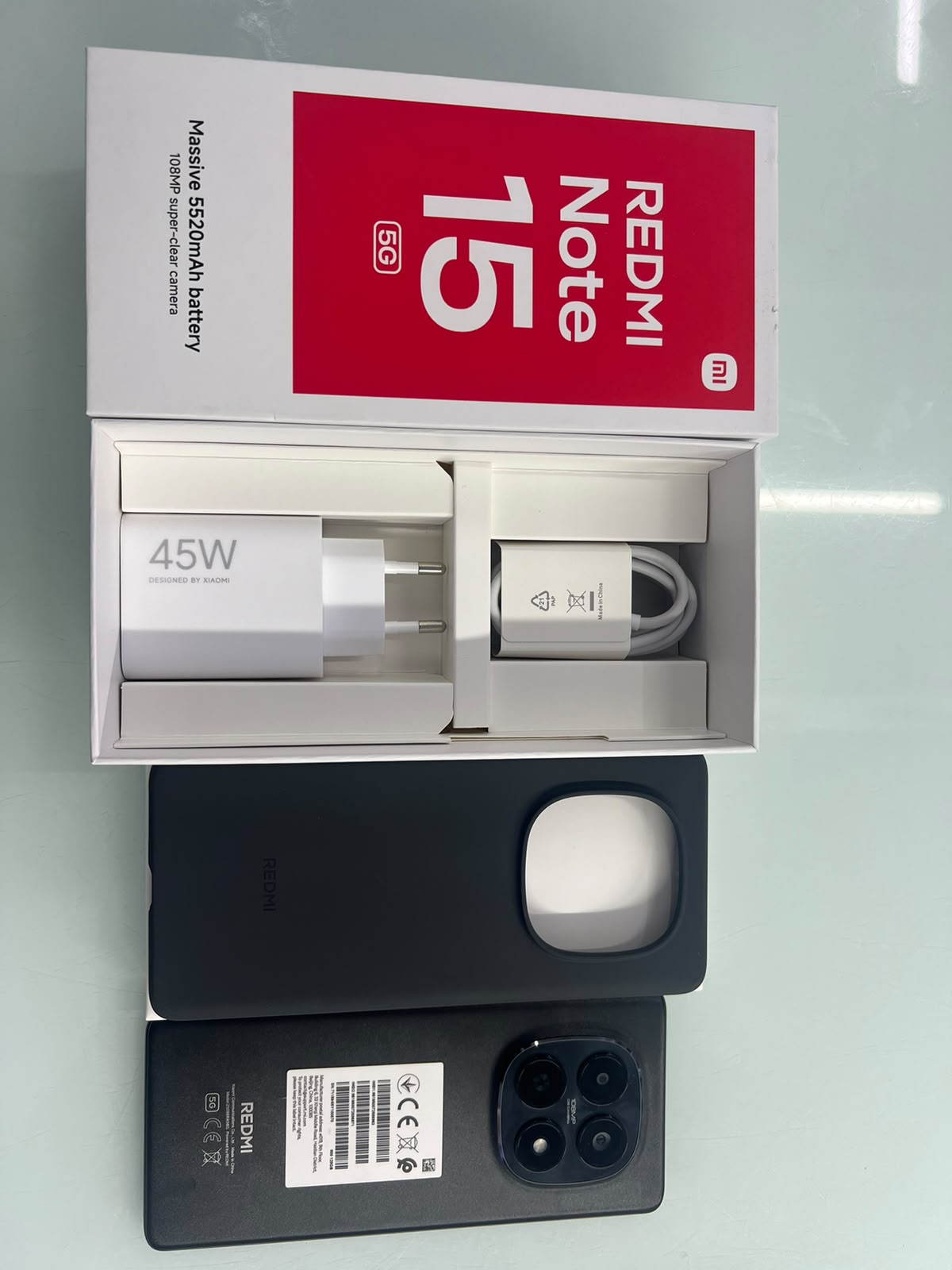 ĐIỆN THOẠI DI ĐỘNG (TEL) REDMI NOTE 15 5G 6.77"/SNAP 6 GEN 3/6G/128G/108MP+8MP/20MP/5520mAh (25098RA98G)