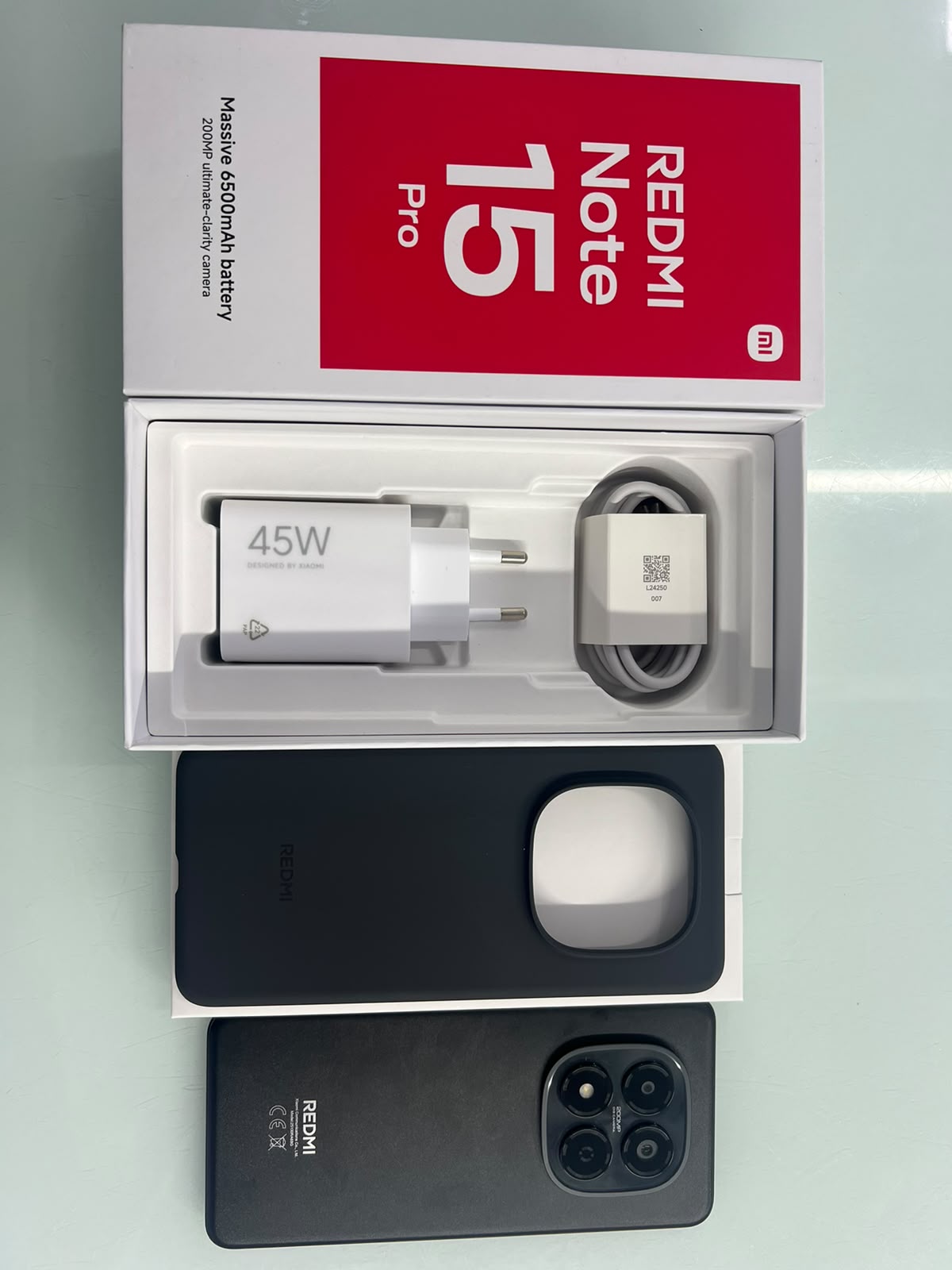 ĐIỆN THOẠI DI ĐỘNG (TEL) REDMI NOTE 15 PRO 6.77"/MTK Helio G200-Ultra/8G/256G/200MP+8MP/32MP/6500mAh (25100RA69G)/ĐEN (693255446