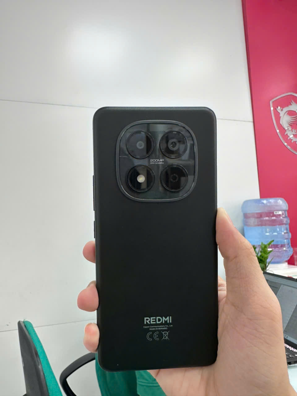 ĐIỆN THOẠI DI ĐỘNG (TEL) REDMI NOTE 15 PRO 6.77"/MTK Helio G200-Ultra/8G/256G/200MP+8MP/32MP/6500mAh (25100RA69G)/ĐEN (693255446