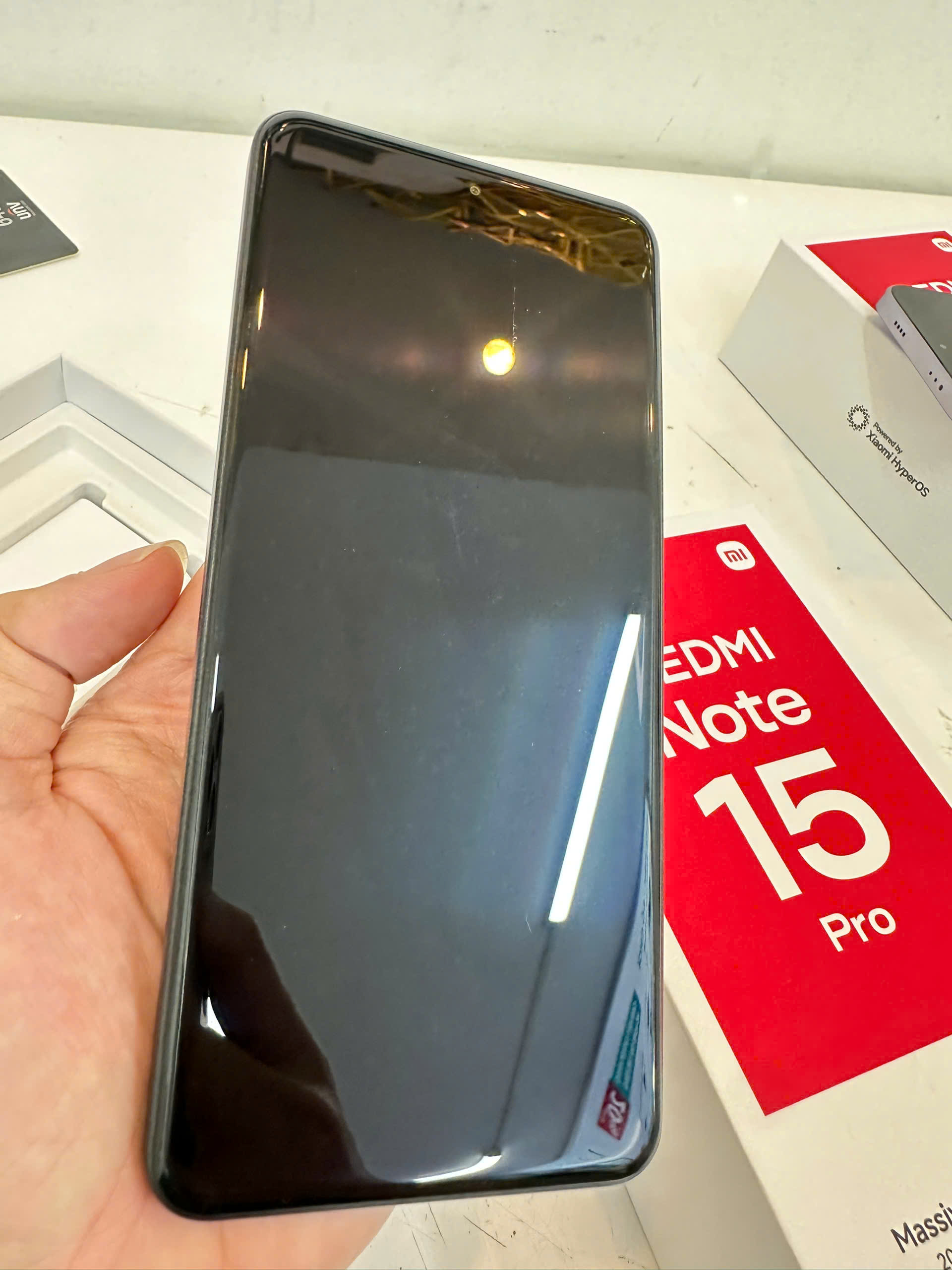 ĐIỆN THOẠI DI ĐỘNG (TEL) REDMI NOTE 15 PRO 6.77"/MTK Helio G200-Ultra/8G/256G/200MP+8MP/32MP/6500mAh (25100RA69G)/ĐEN (693255446
