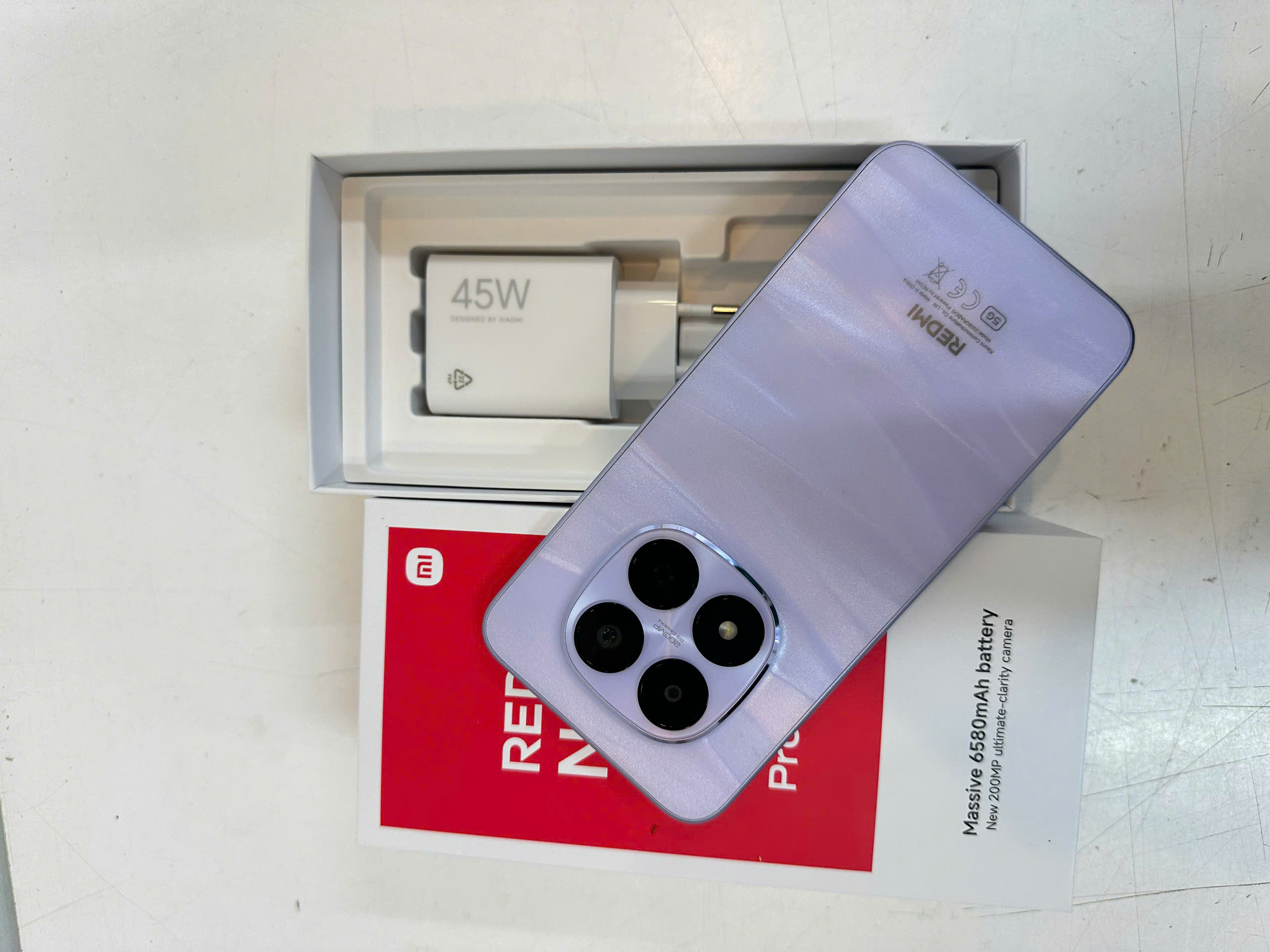 ĐIỆN THOẠI DI ĐỘNG (TEL) REDMI NOTE 15 PRO 5G 6.83/MTK D7400-Ultra/12G/256G/200MP+8MP/20MP/6580mAh (25080RABDG)/TÍM (69325544704