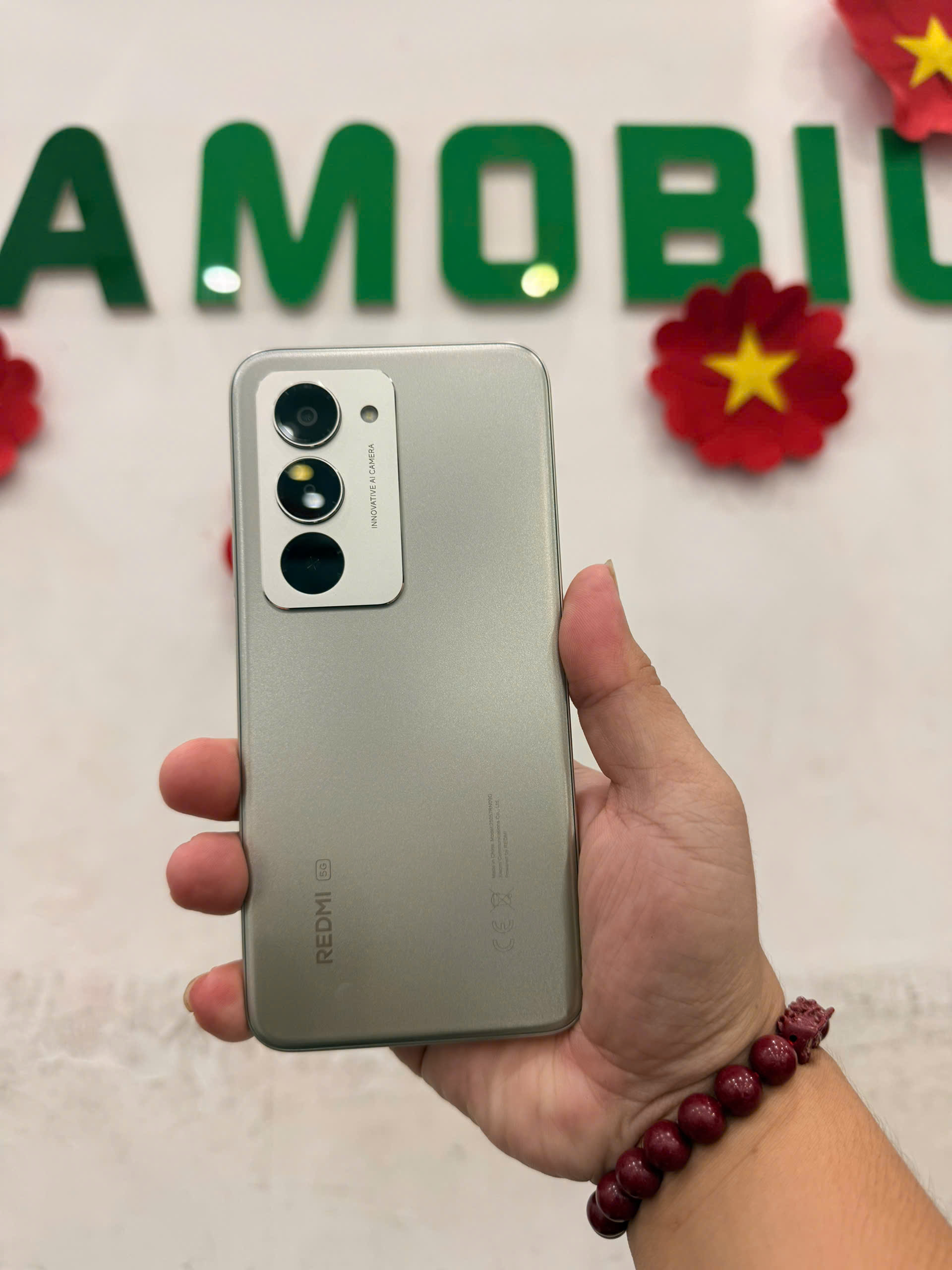 ĐIỆN THOẠI DI ĐỘNG (TEL) REDMI 15 5G 6.9"/SNAP 6S GEN 3/8G/256G/50MP+Auxiliary/8MP/7000mAh (25057RN09G)/XÁM (6932554454463)/
