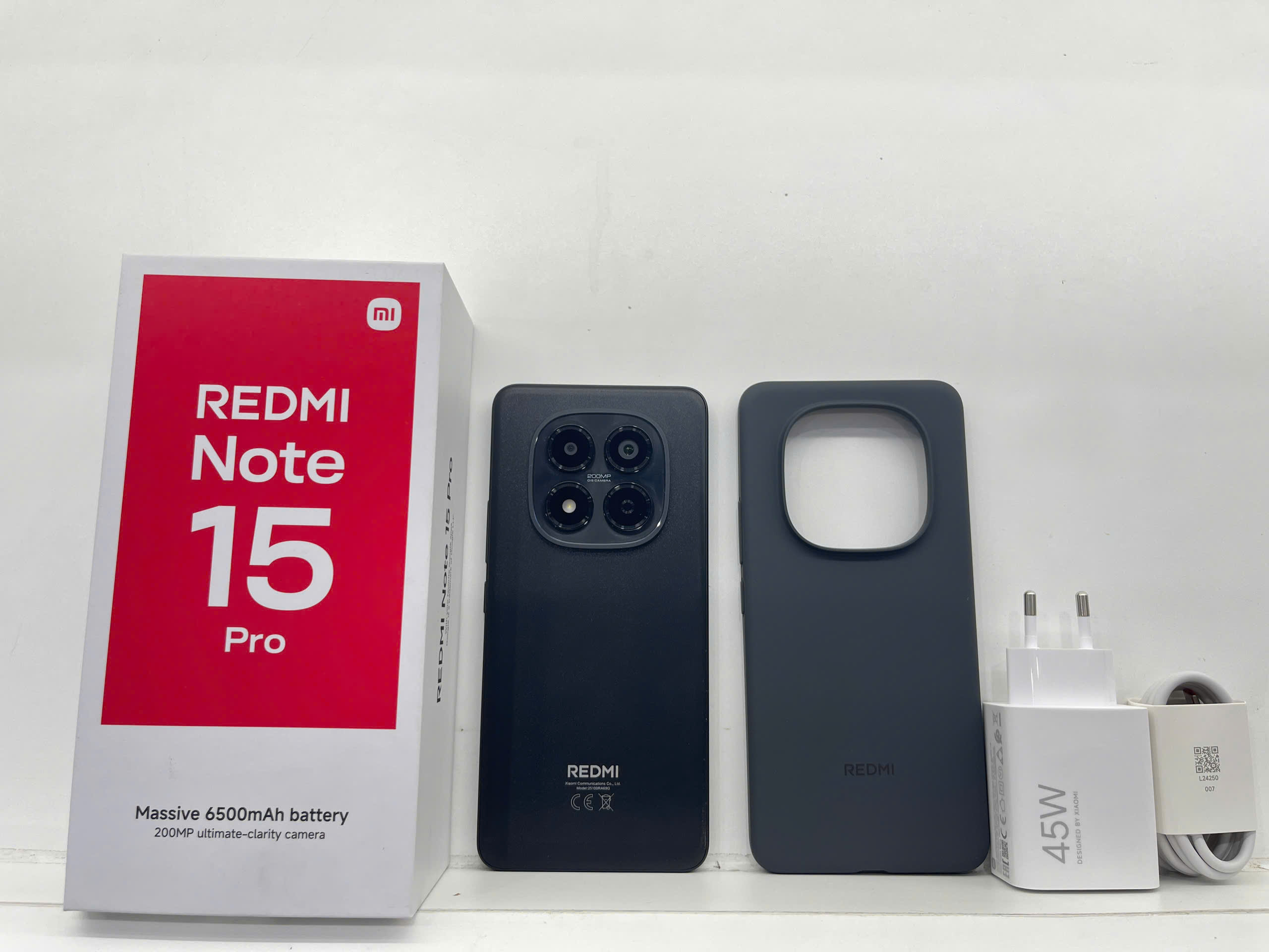 ĐIỆN THOẠI DI ĐỘNG (TEL) REDMI NOTE 15 PRO 6.77"/MTK Helio G200-Ultra/8G/256G/200MP+8MP/32MP/6500mAh