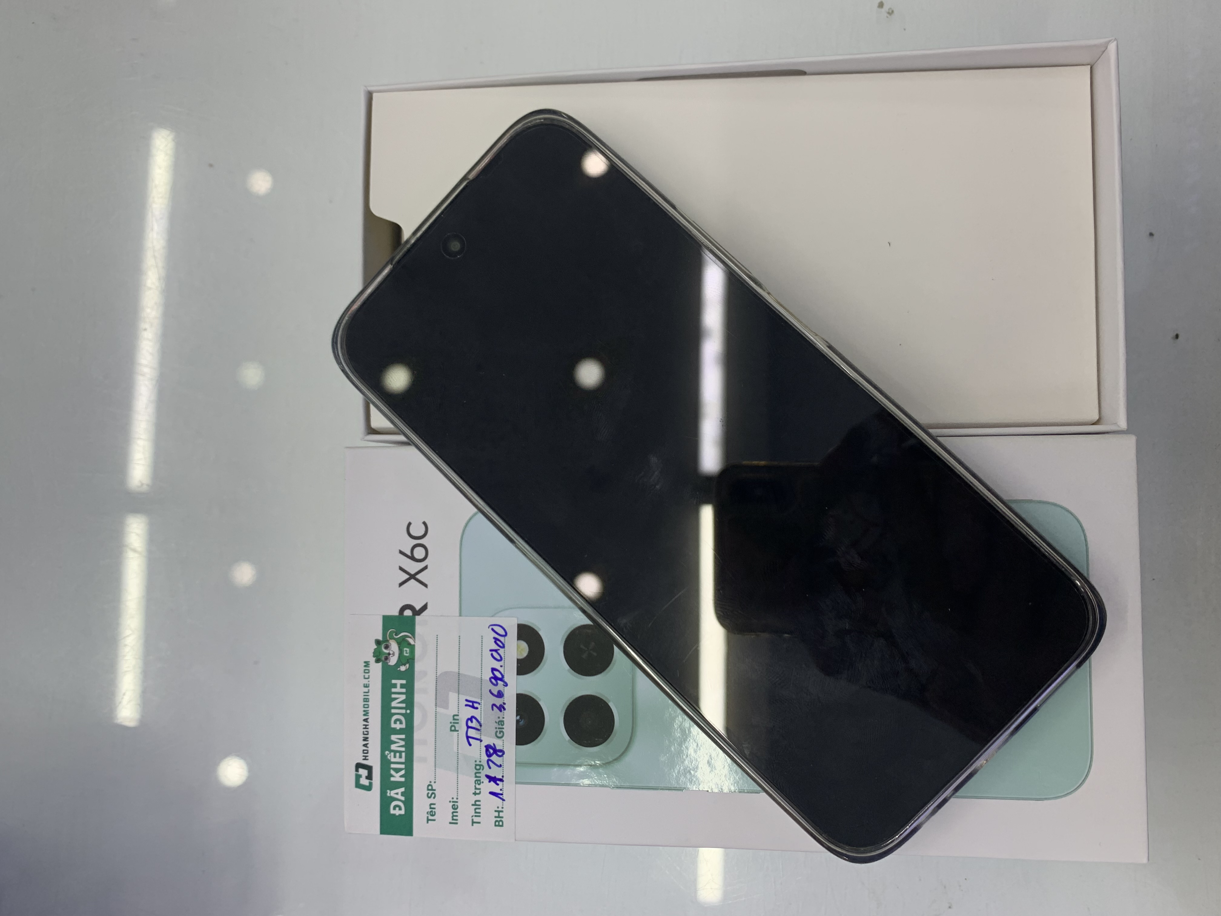 Điện thoại thông minh Honor X6c (6+128GB) Xanh (Ocean Cyan)