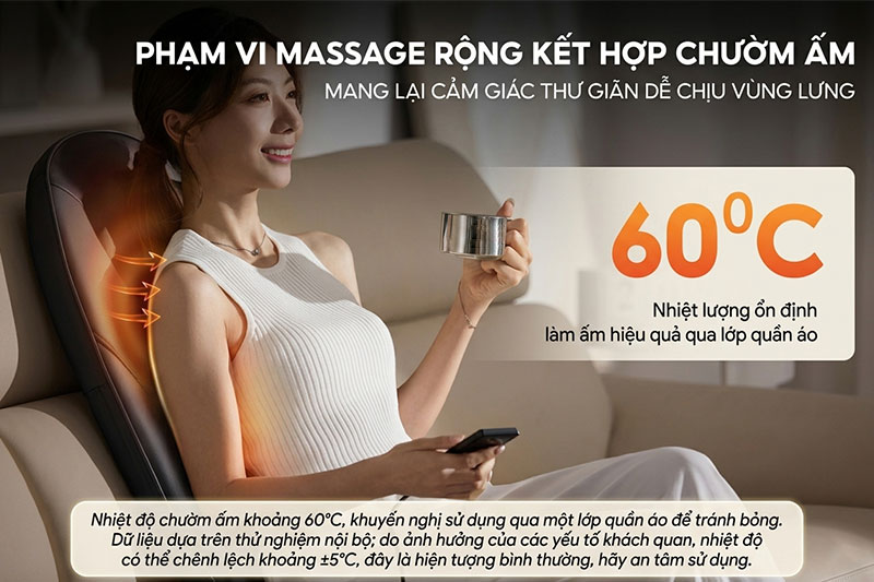 Công nghệ chườm nóng "Constant Temperature" là một điểm cộng sáng giá giúp PHILIPS PPM8502