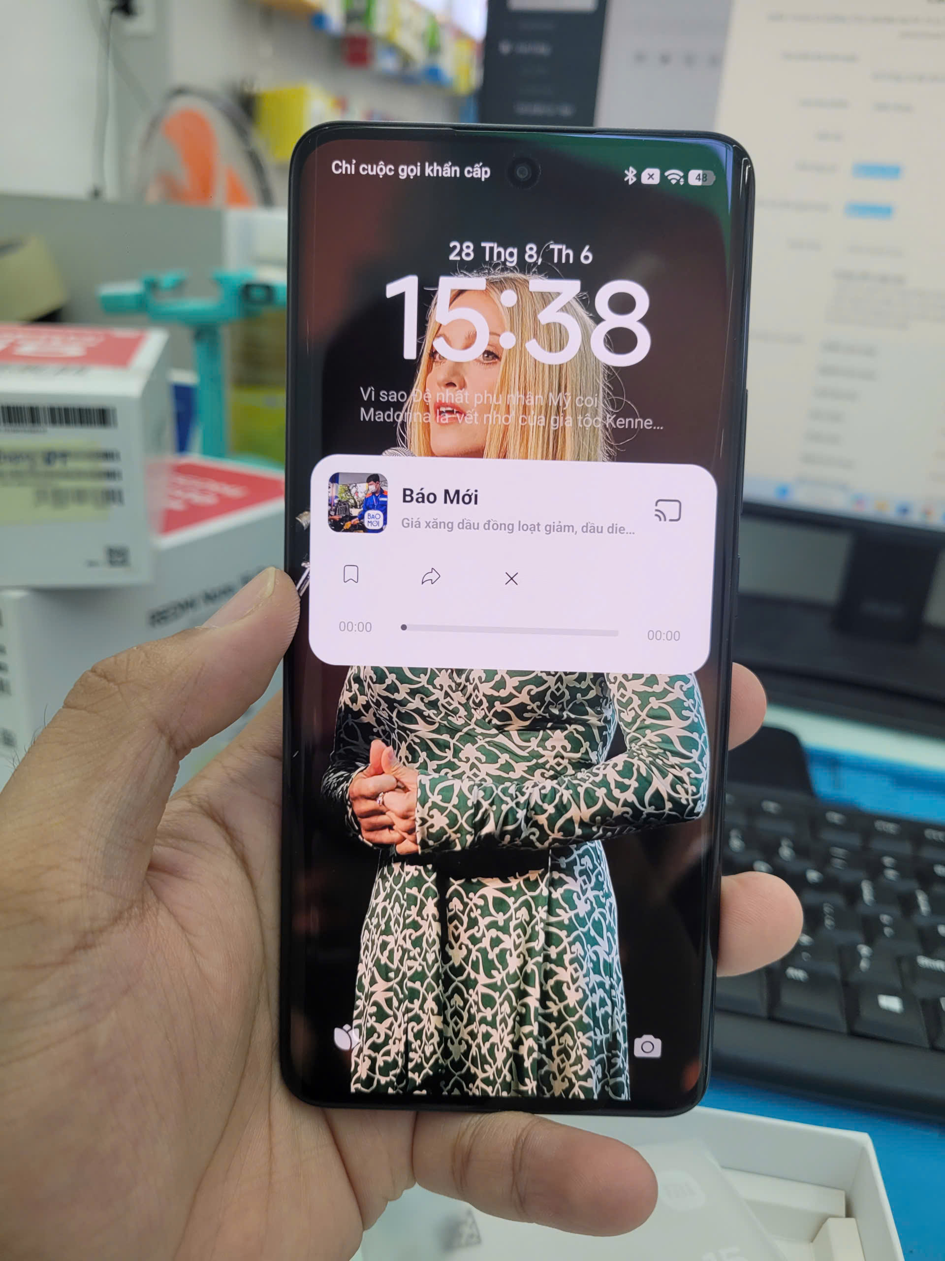 ĐIỆN THOẠI DI ĐỘNG (TEL) REDMI NOTE 15 6.77"/MTK Helio G100-Ultra/6G/128G/108MP+2MP/20MP/6000mAh (2510DRA23E)/ĐEN (6932554476113