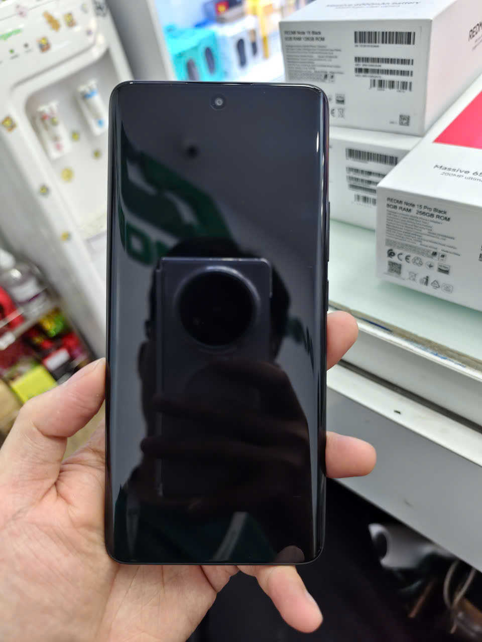 ĐIỆN THOẠI DI ĐỘNG (TEL) REDMI NOTE 15 5G 6.77"/SNAP 6 GEN 3/6G/128G/108MP+8MP/20MP/5520mAh (25098RA98G)/ĐEN (6932554469634)/TN 