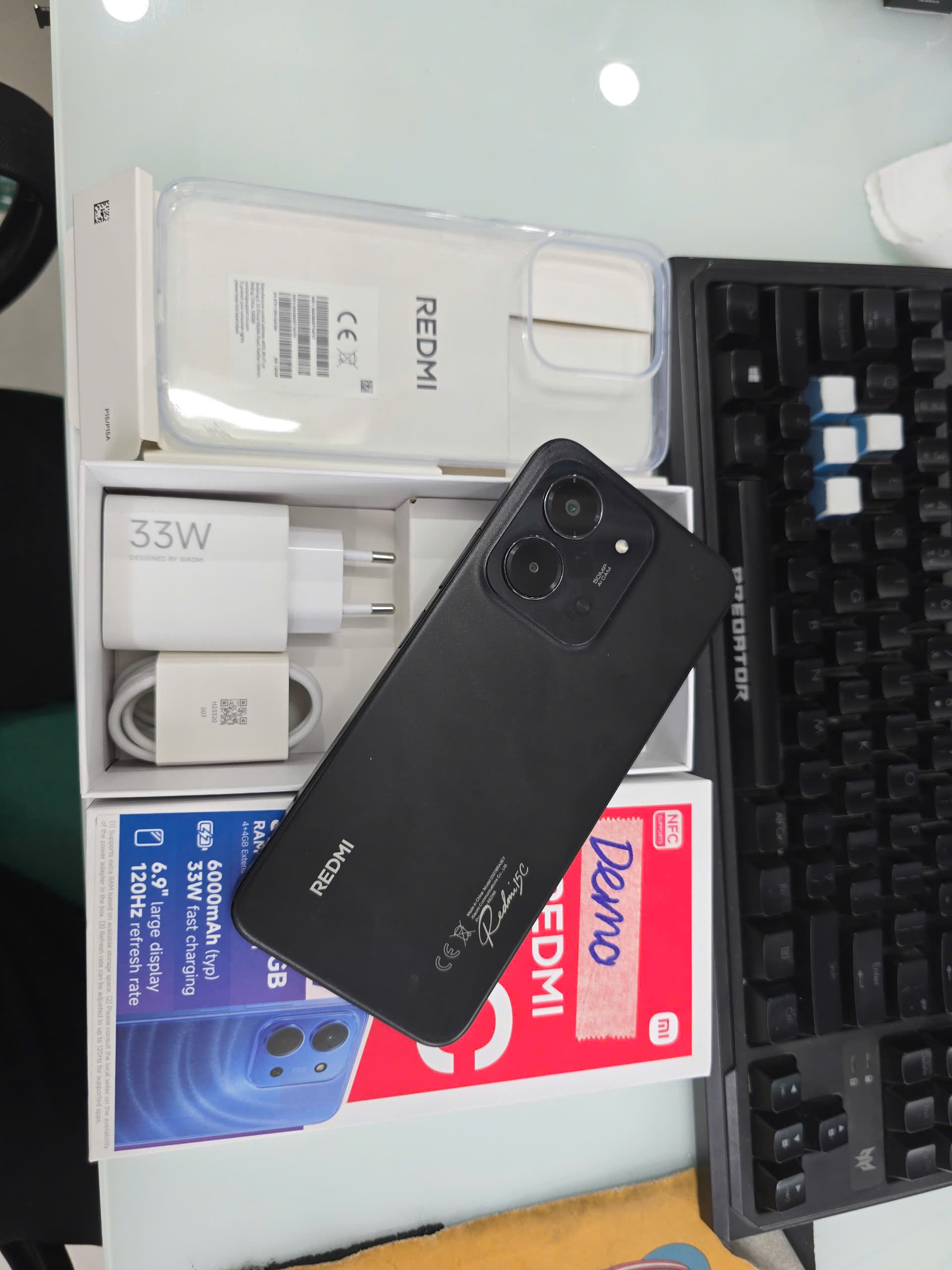 ĐIỆN THOẠI DI ĐỘNG (TEL) REDMI 15C 6.9"/MTK Helio G81 Ultra/4G