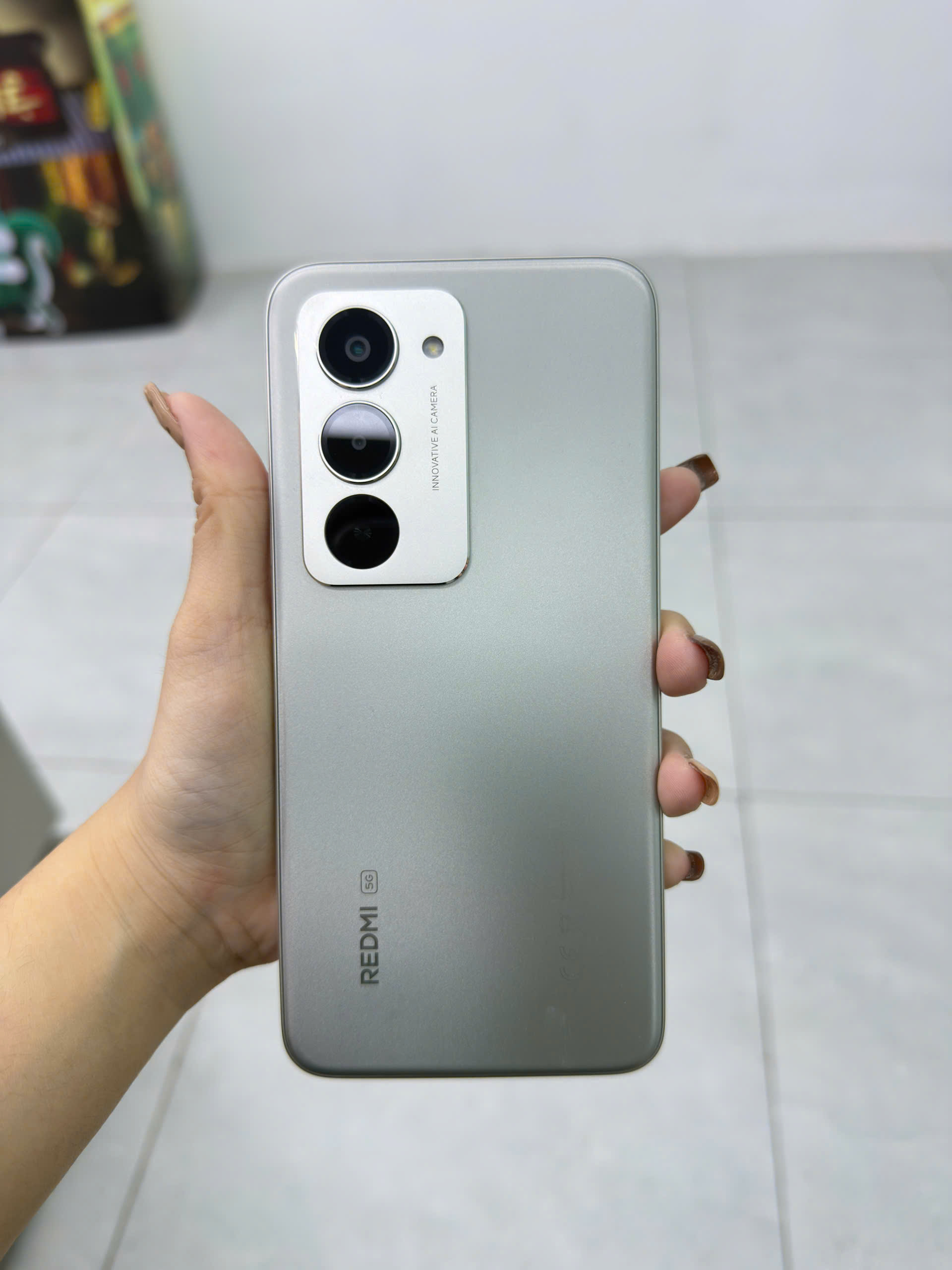 ĐIỆN THOẠI DI ĐỘNG (TEL) REDMI 15 5G 6.9"/SNAP 6S GEN 3/8G/256G/50MP+Auxiliary/8MP/7000mAh (25057RN09G)/XÁM - Cũ