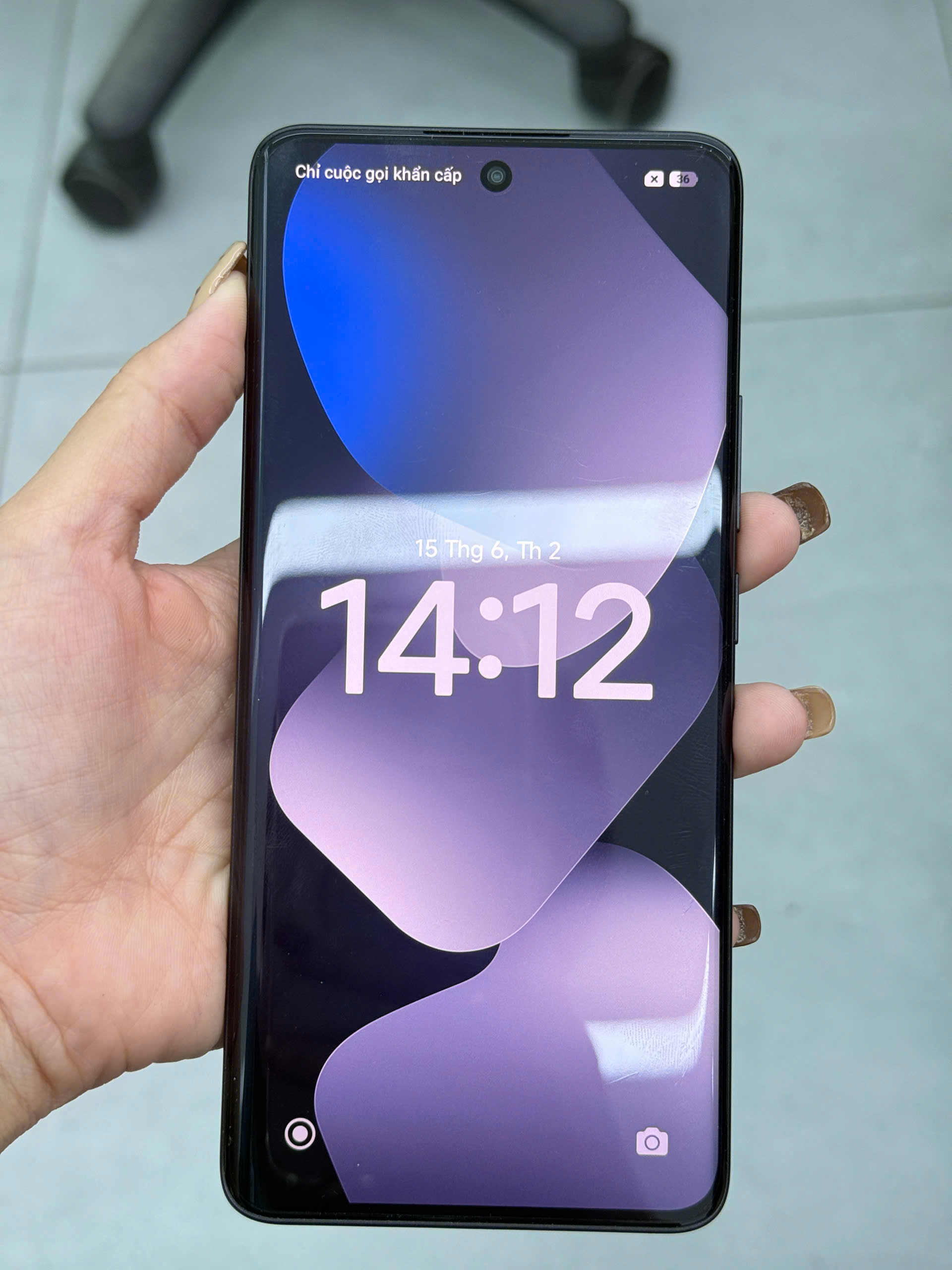 ĐIỆN THOẠI DI ĐỘNG (TEL) REDMI NOTE 15 5G 6.77"/SNAP 6 GEN 3/6G/128G/108MP+8MP/20MP/5520mAh (25098RA98G)/ĐEN - cũ