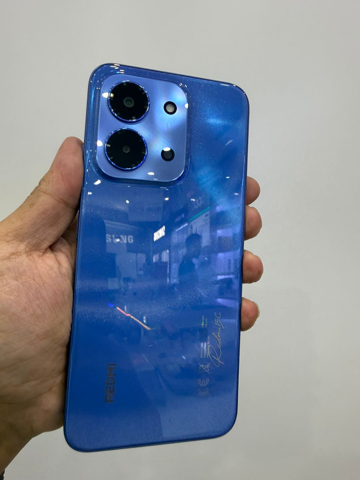 ĐIỆN THOẠI DI ĐỘNG (TEL) REDMI 15C 6.9"/MTK Helio G81 Ultra/4G/128G/50MP+QVGA/8MP/6000mAh (25078RA3EY)/XANH DƯƠNG