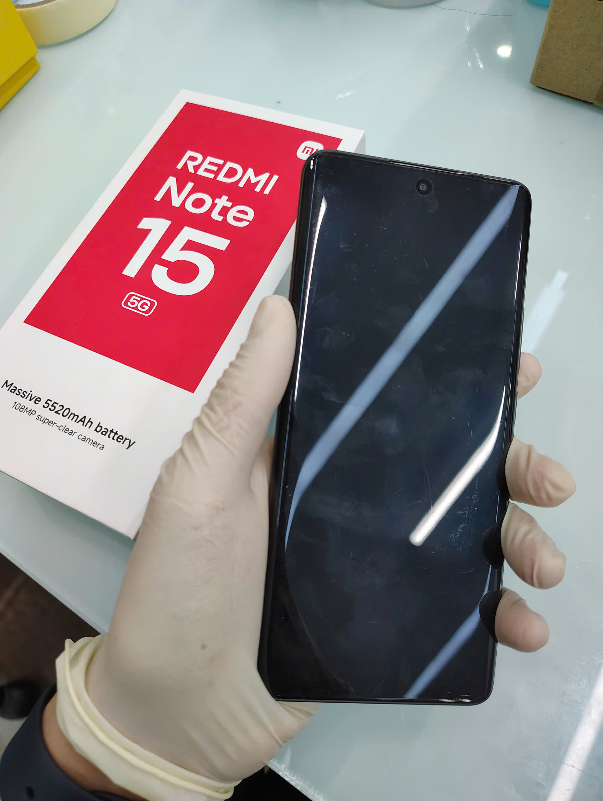 ĐIỆN THOẠI DI ĐỘNG (TEL) REDMI NOTE 15 5G 6.77"/SNAP 6 GEN 3/6G/128G/108MP+8MP/20MP/5520mAh 