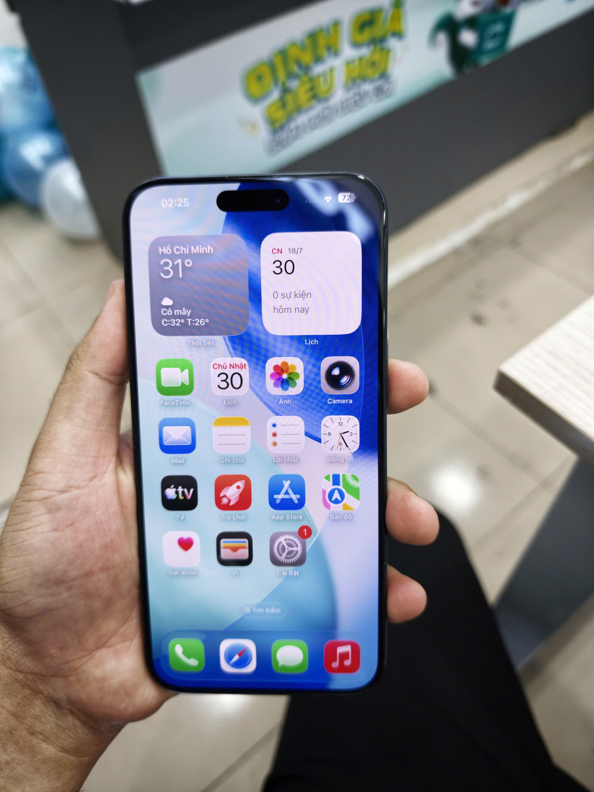 iPhone 15 Pro Max 256GB VN/A Xanh Đậm