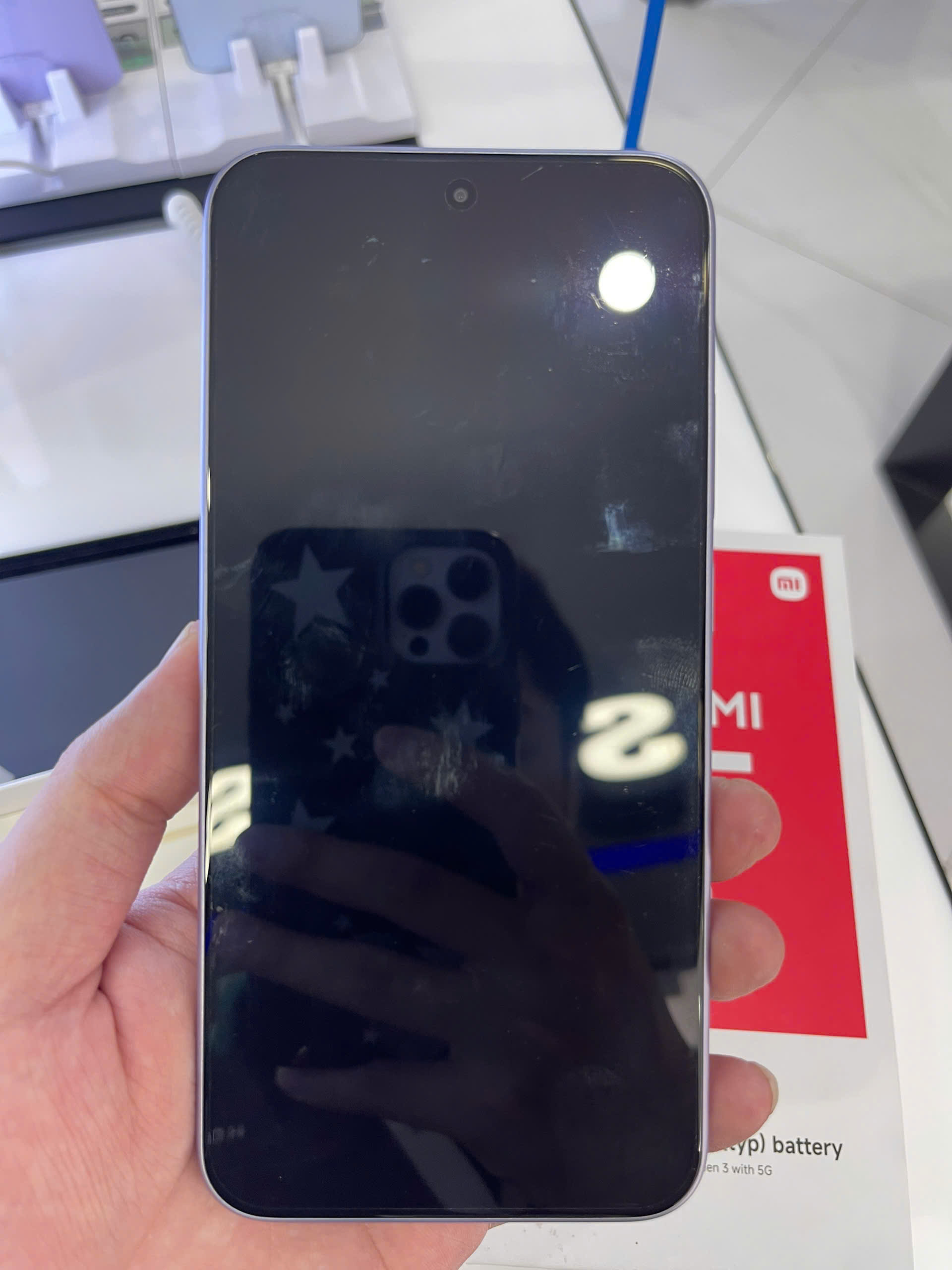 ĐIỆN THOẠI DI ĐỘNG (TEL) REDMI NOTE 15 PRO 5G 6.83/MTK D7400-Ultra/12G/256G/200MP+8MP/20MP/6580mAh (25080RABDG)/TÍM -  TBH