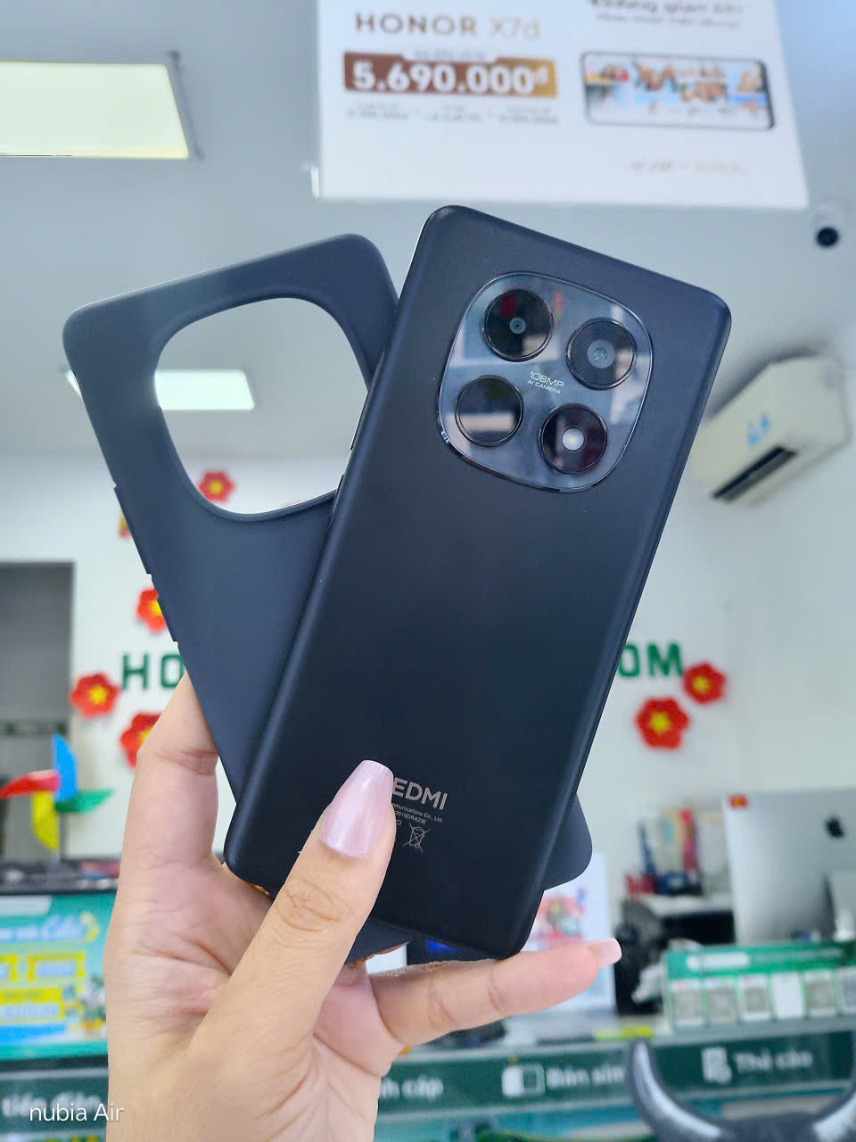 ĐIỆN THOẠI DI ĐỘNG (TEL) REDMI NOTE 15 6.77"/MTK Helio G100-Ultra/6G/128G/108MP+2MP/20MP/6000mAh (2510DRA23E)/ĐEN TBH