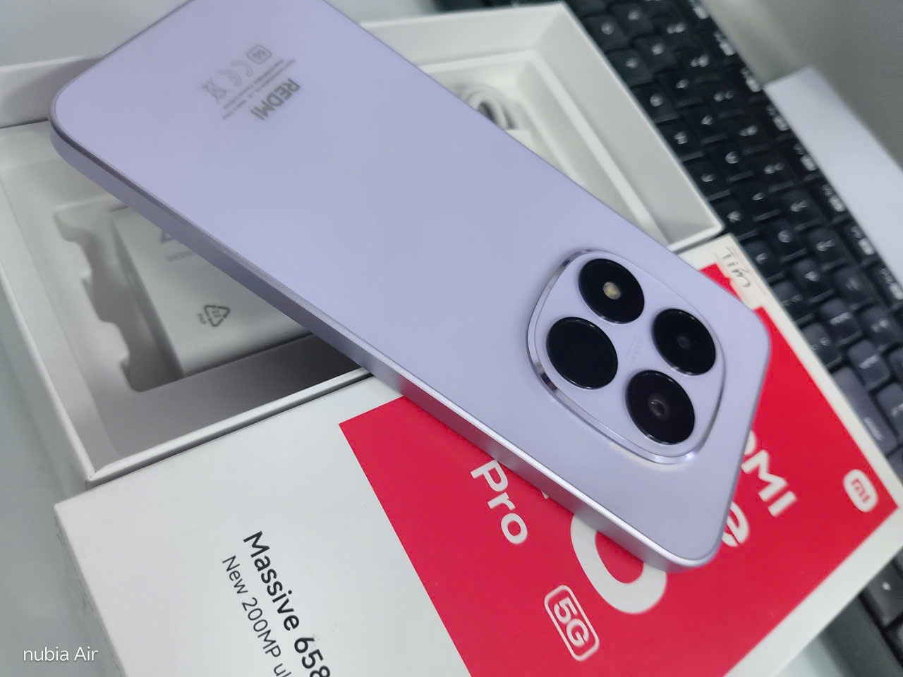 ĐIỆN THOẠI DI ĐỘNG (TEL) REDMI NOTE 15 PRO 5G 6.83/MTK D7400-Ultra/12G/256G/200MP+8MP/20MP/6580mAh (25080RABDG)/TÍM TBH