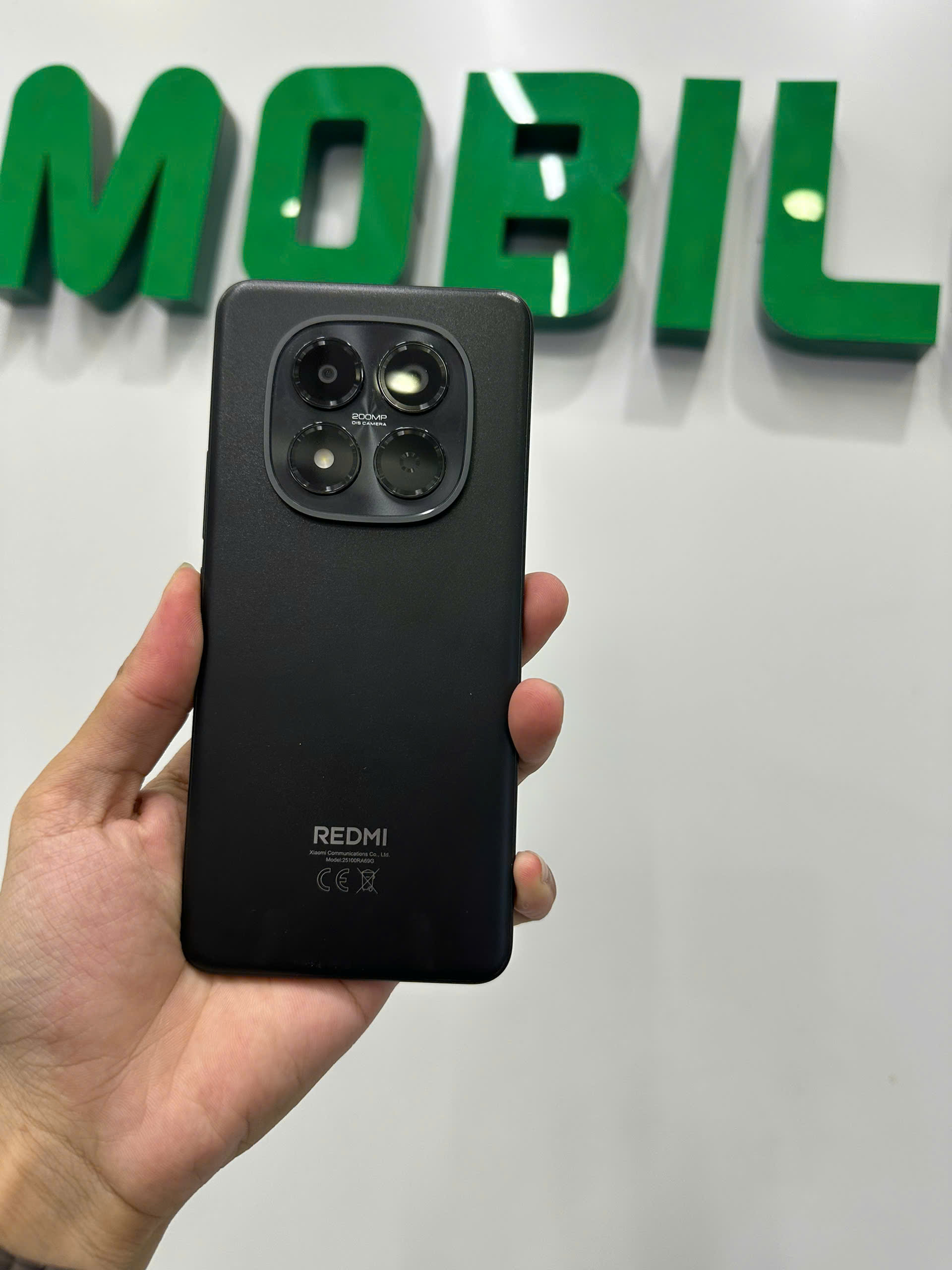 ĐIỆN THOẠI DI ĐỘNG (TEL) REDMI NOTE 15 PRO 6.77"/MTK Helio G200-Ultra/8G/256G/200MP+8MP/32MP/6500mAh (25100RA69G)/ĐEN (693255446
