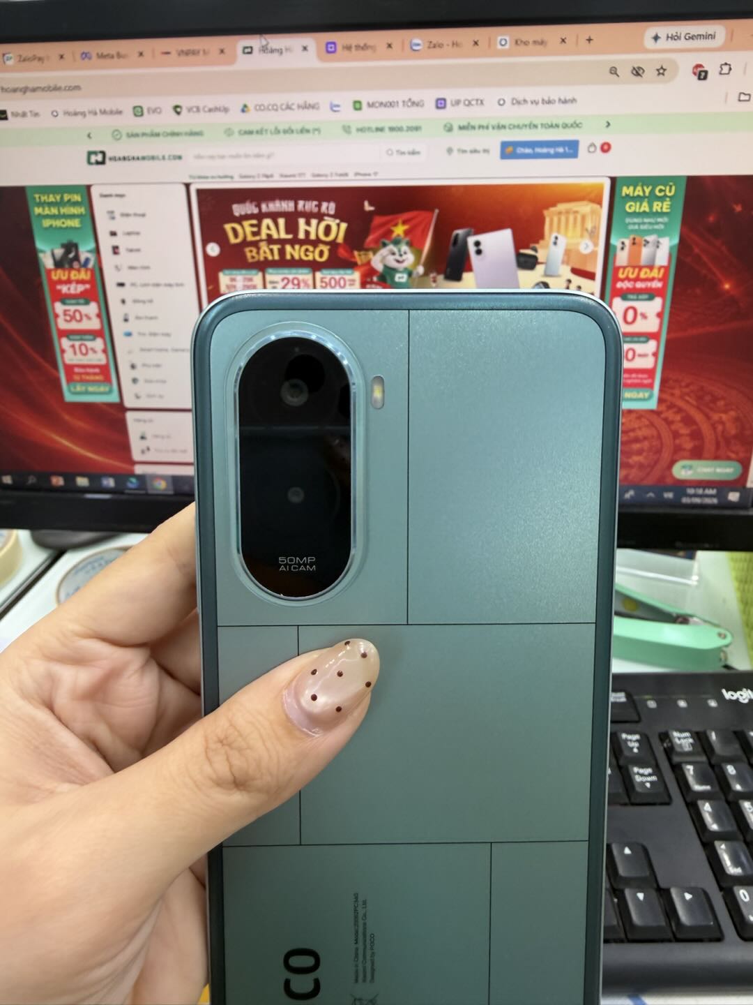 ĐIỆN THOẠI DI ĐỘNG (TEL) POCO M7 BLUE