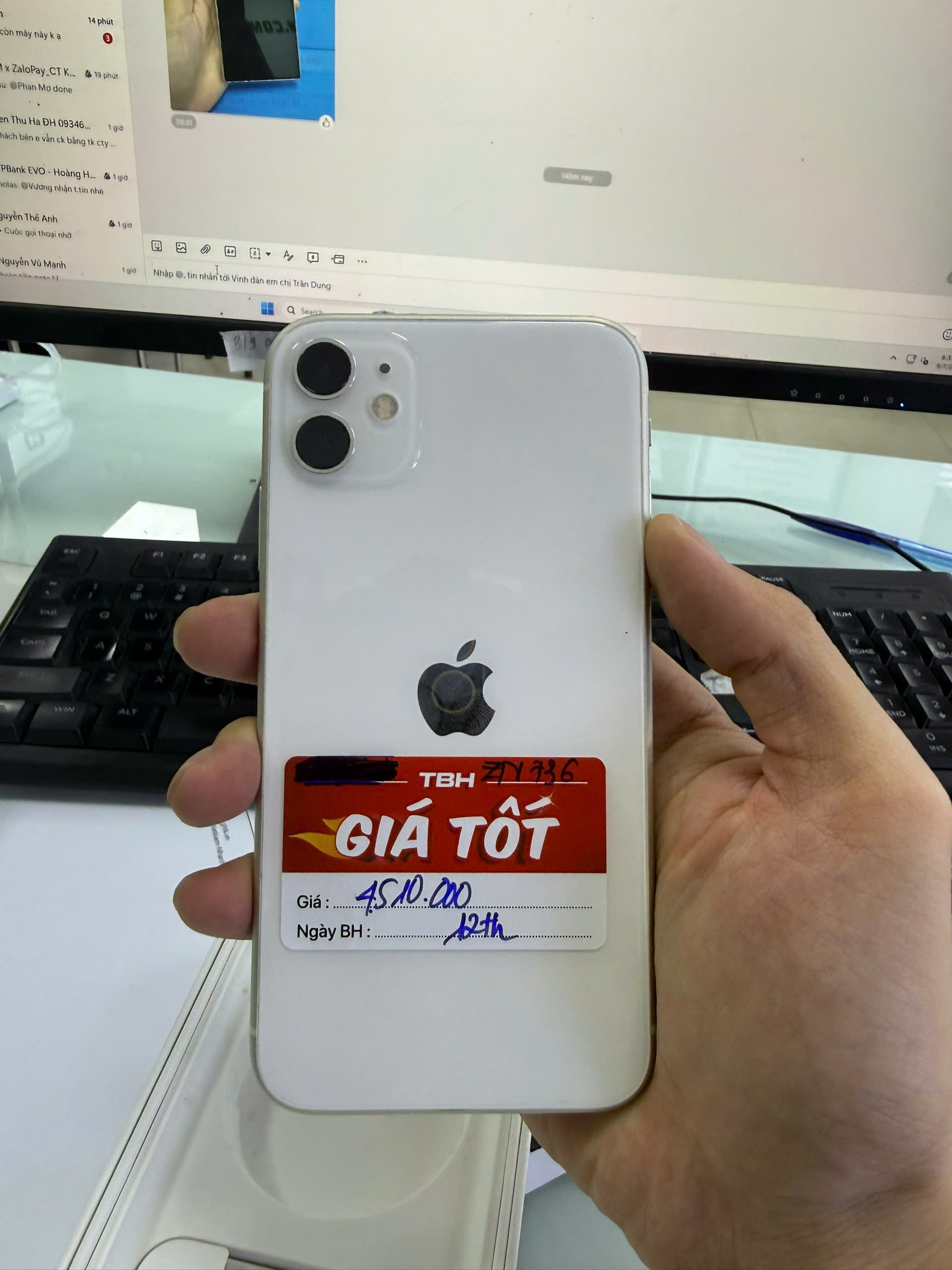 Iphone 11 64GB Cũ - White - SDX3L6GWZN736 - IC1164W