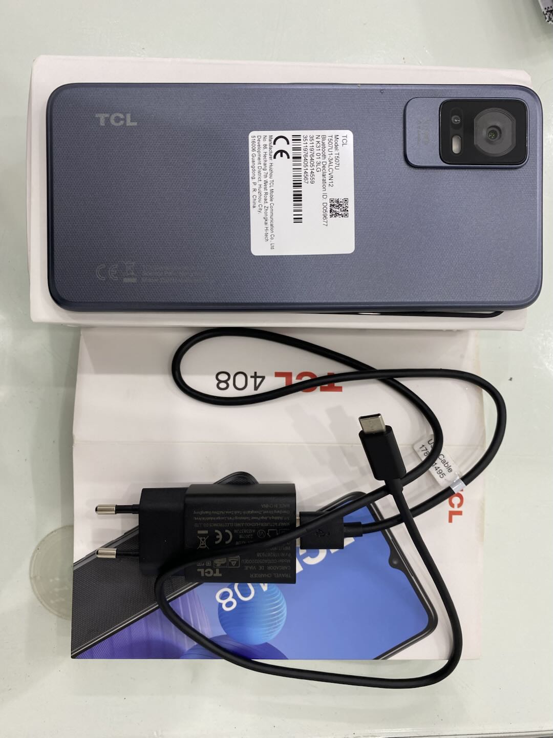 Điện thoại di động TCL 408 T507U (4+64GB) - Xám (Gravity Gray) T507U1-3ALCVN12 - 351197640514559 - TCL4081G