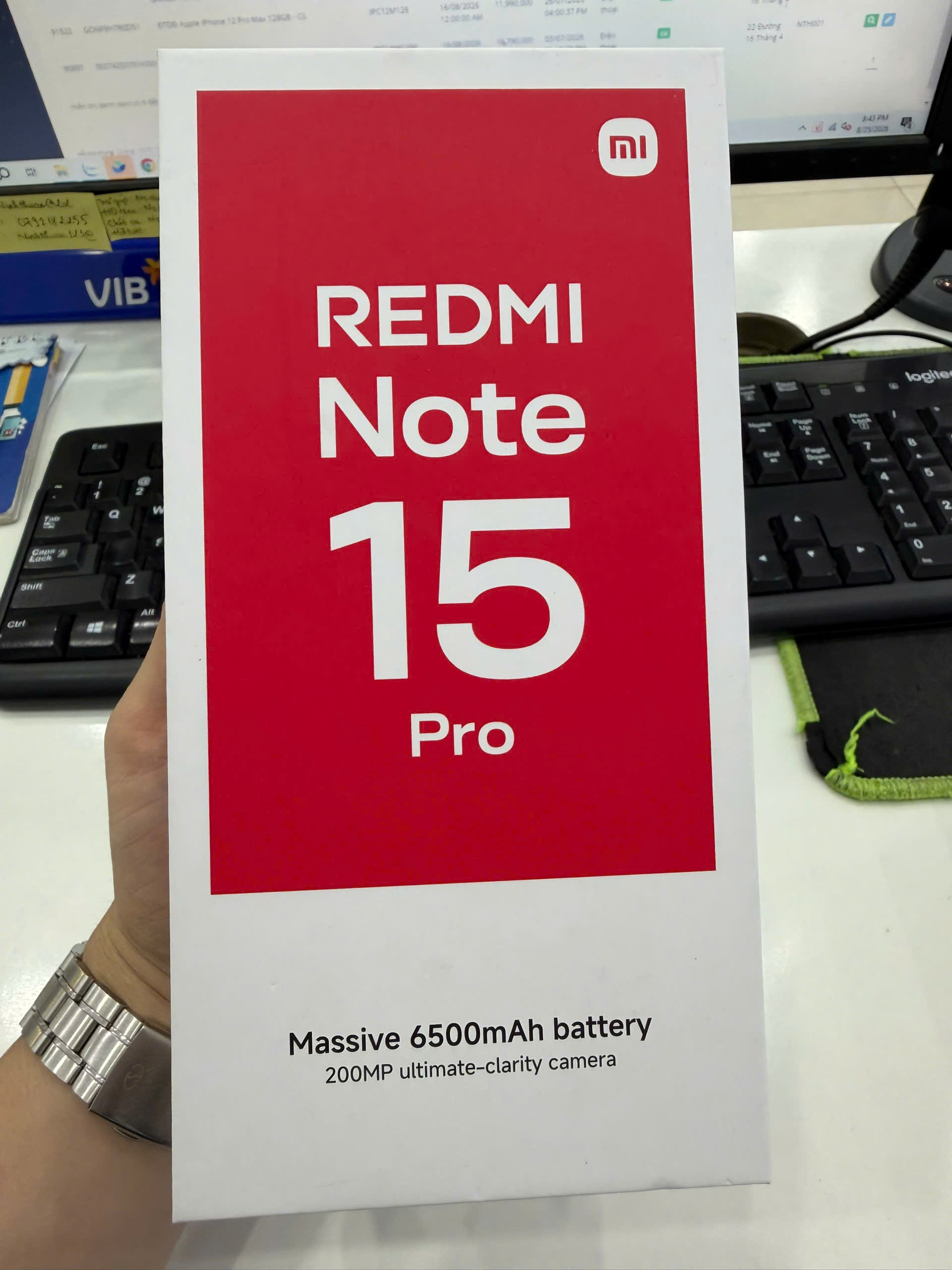 ĐIỆN THOẠI DI ĐỘNG (TEL) REDMI NOTE 15 PRO 6.77"/MTK Helio G200-Ultra/8G/256G/200MP+8MP/32MP/6500mAh
