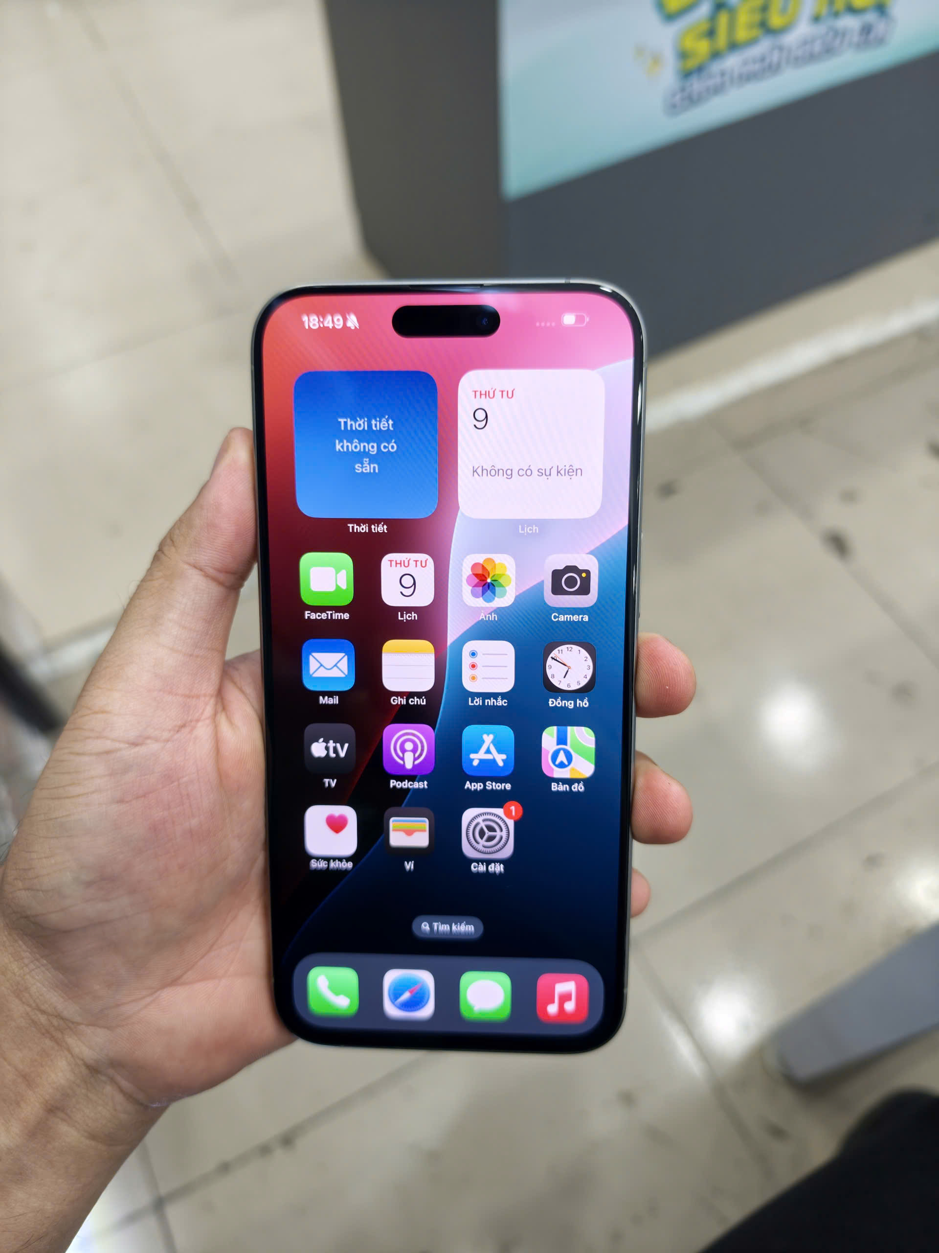 iPhone 15 Pro Max 256GB VN/A Titan Tự Nhiên