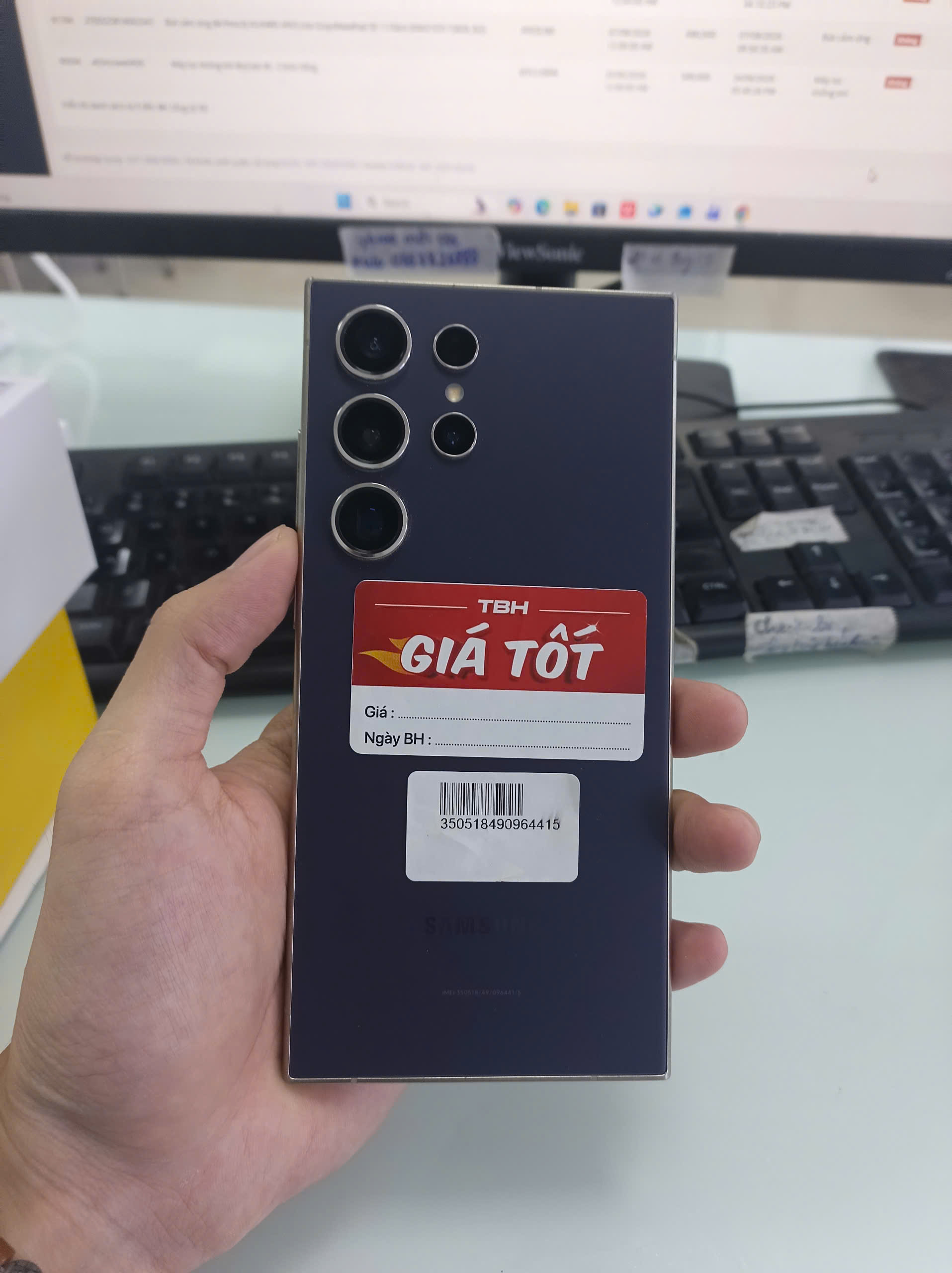 ĐTDĐ Samsung S24 Ultra SM-S928B/DS,256GB, Tím, SM-S928BZVCXXV - 350518490964415 - S928B256T