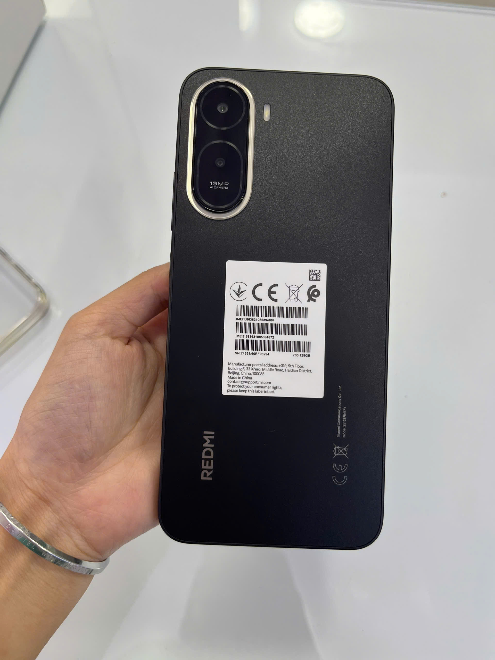 ĐIỆN THOẠI DI ĐỘNG (TEL) REDMI A7 PRO 6.9"/UNISOC T7250/4G/128G/13MP/8MP/6000mAh (25128RN17Y)/ĐEN (6932554494391) - 863631085394