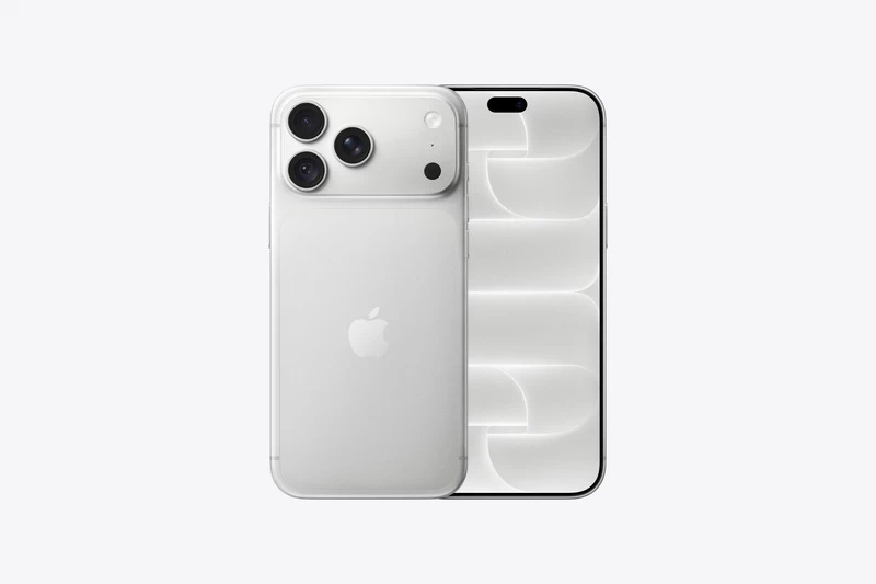 iPhone 18 Pro Max màu bạc. iPhone 18 Pro Max màu bạc.