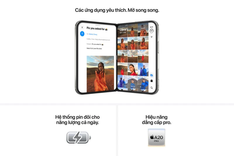 iPhone Duo 256GB - Hiệu năng, hệ thống pin iPhone Duo 256GB - Hiệu năng, hệ thống pin