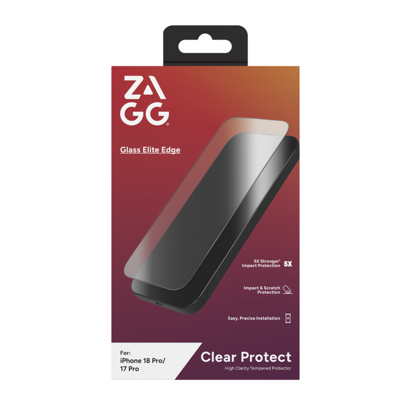 Dán cường lực ZAGG Elite Edge iPhone 18 Pro/17 Pro 
